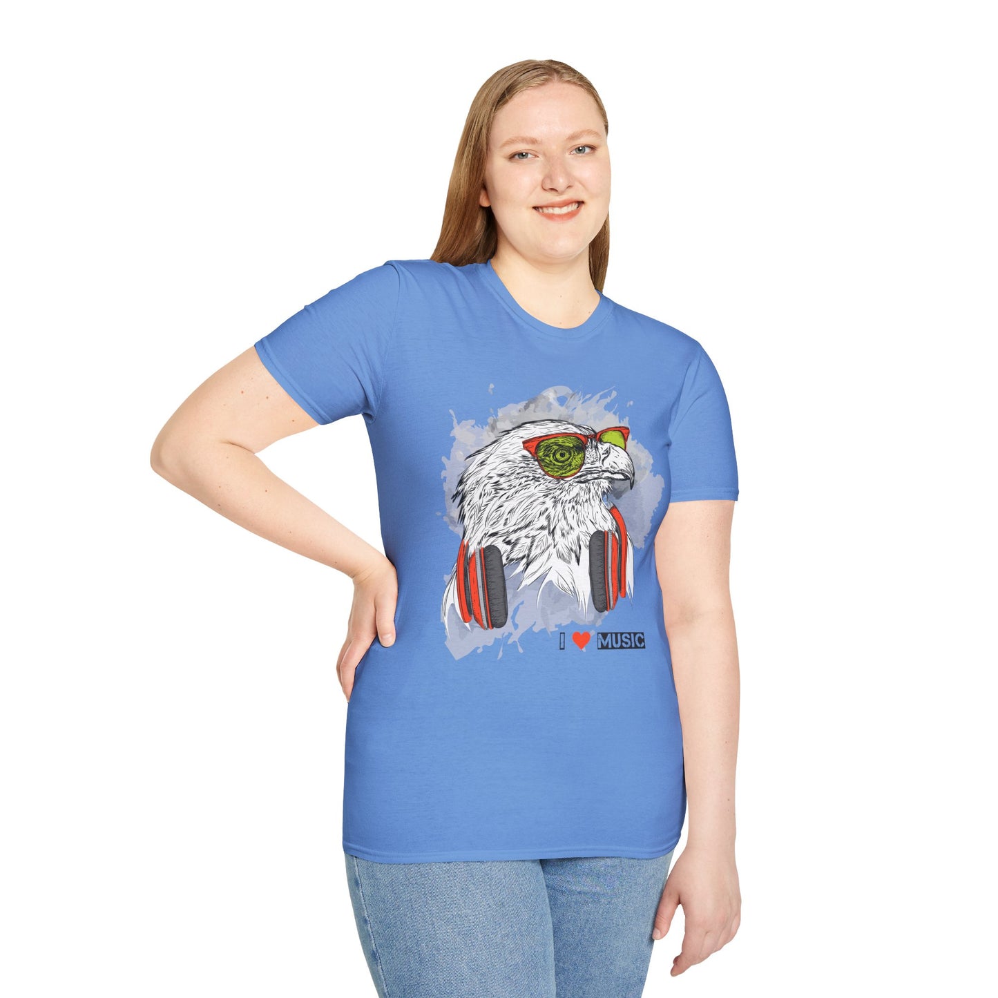 I love Music Animals Shirts, Shirt with Animals, Animals with Headphones Shirt