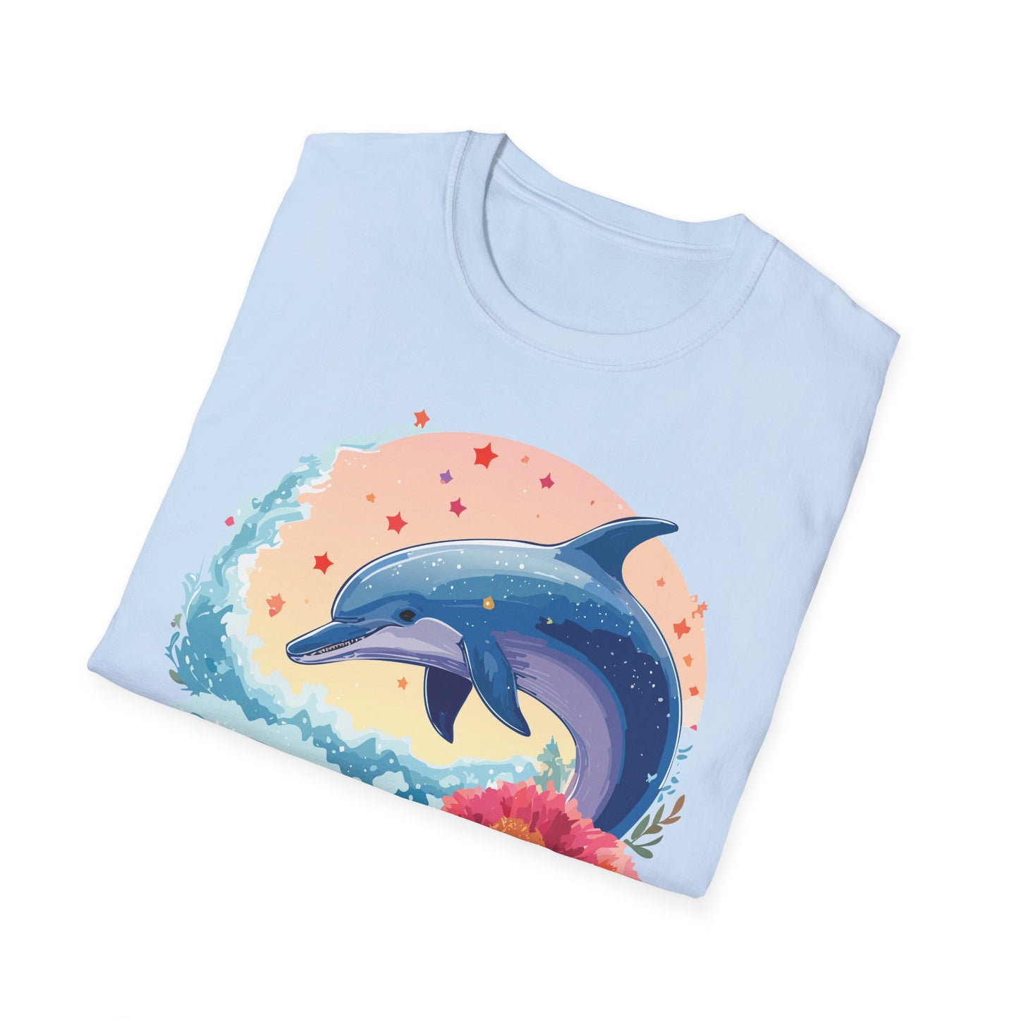 Dolphin Shirts, Shirt with Dolphin, Fish Tee Shirt, Animal Shirt