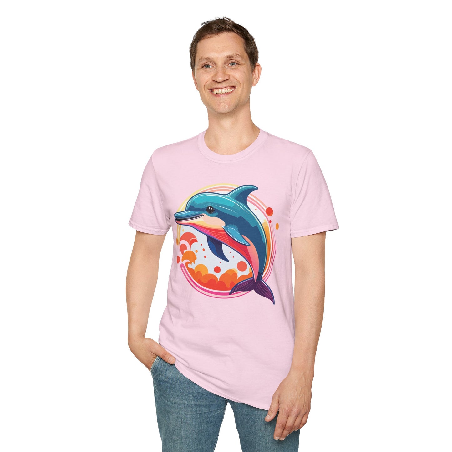 Dolphin Shirts, Shirt with Dolphin, Fish Tee Shirt, Animal Shirt