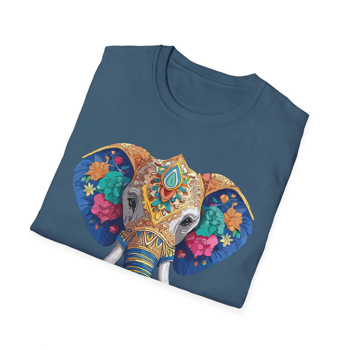 Elephant Shirt, T Shirt with Elephant, Elephant on T Shirt, T Shirt with Animation, Animals Tee Shirt