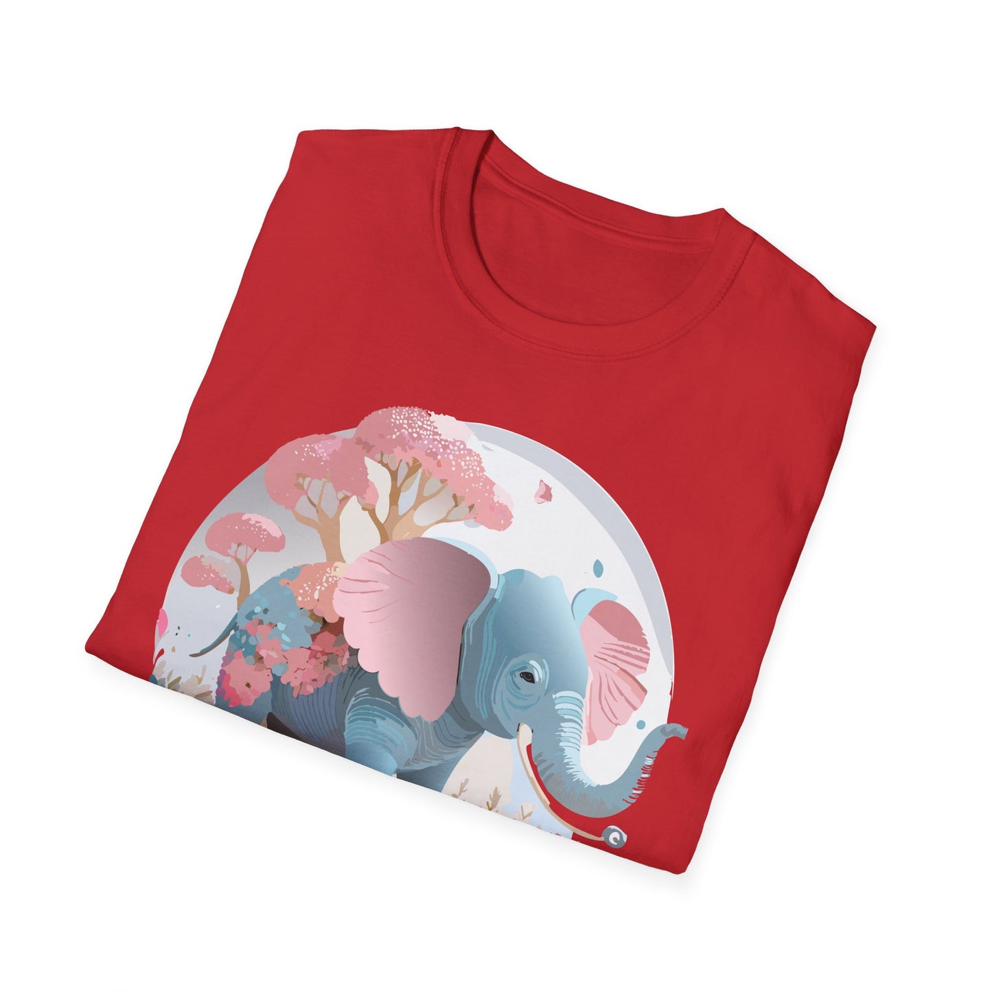 Elephant Shirt, T Shirt with Elephant, Elephant on T Shirt, T Shirt with Animation, Animals Tee Shirt