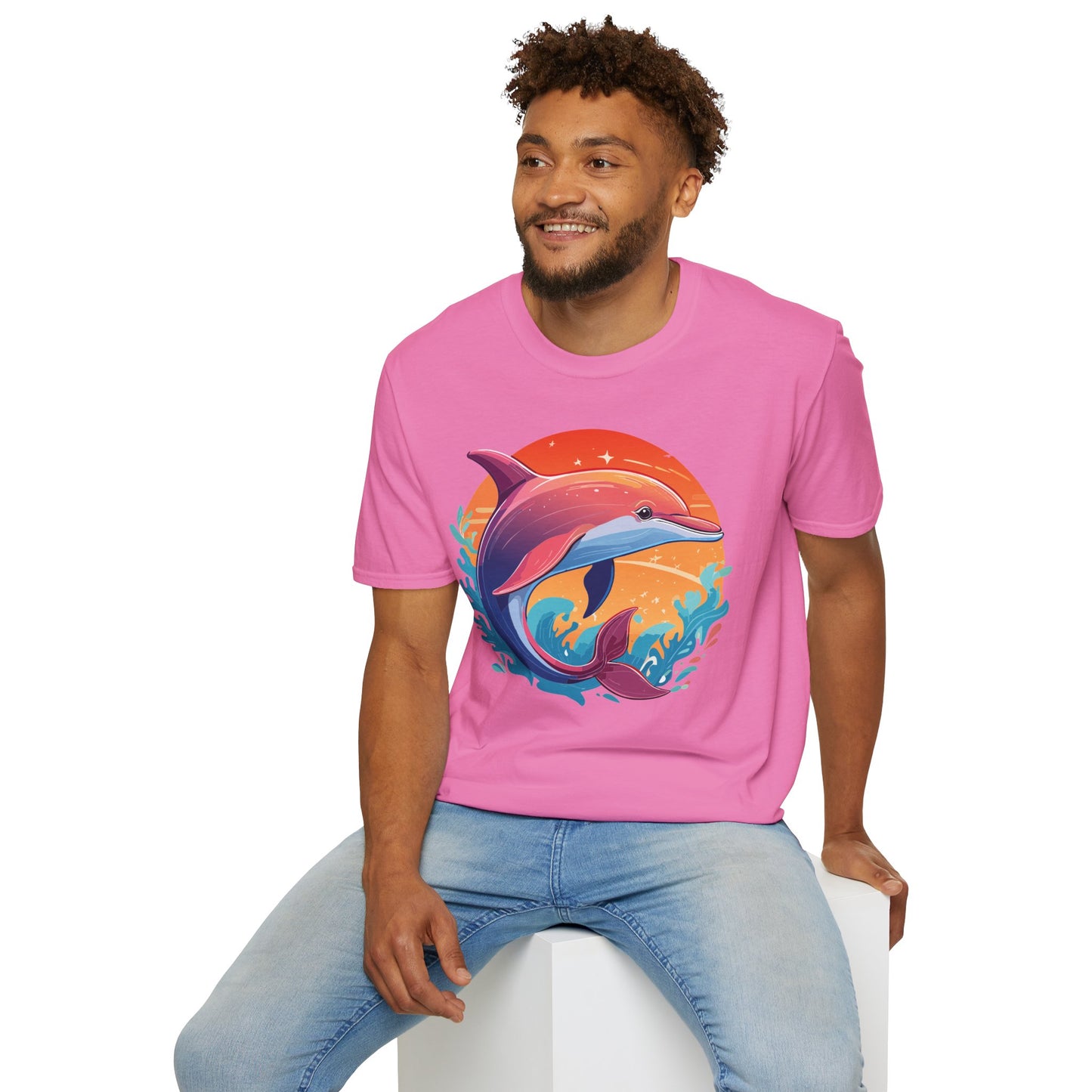 Dolphin Shirts, Shirt with Dolphin, Fish Tee Shirt, Animal Shirt