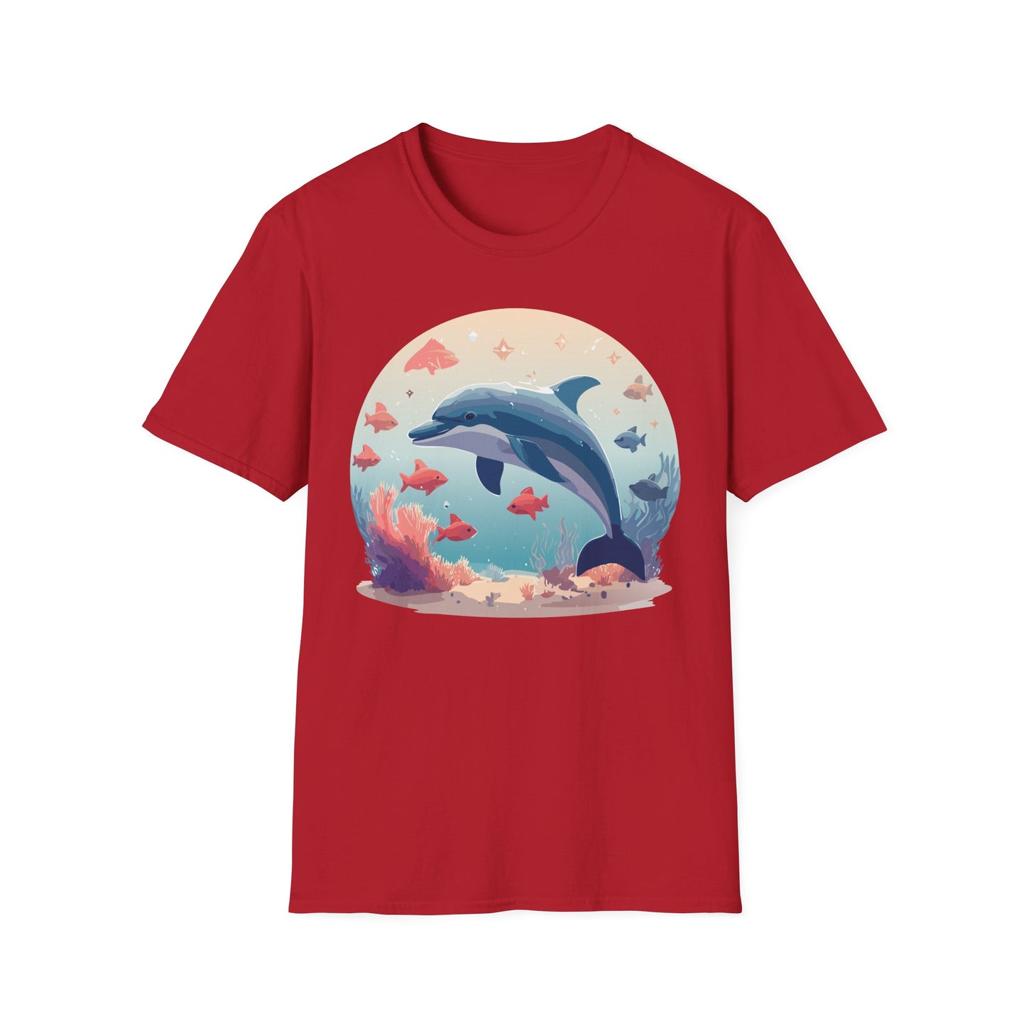 Dolphin Shirts, Shirt with Dolphin, Fish Tee Shirt, Animal Shirt