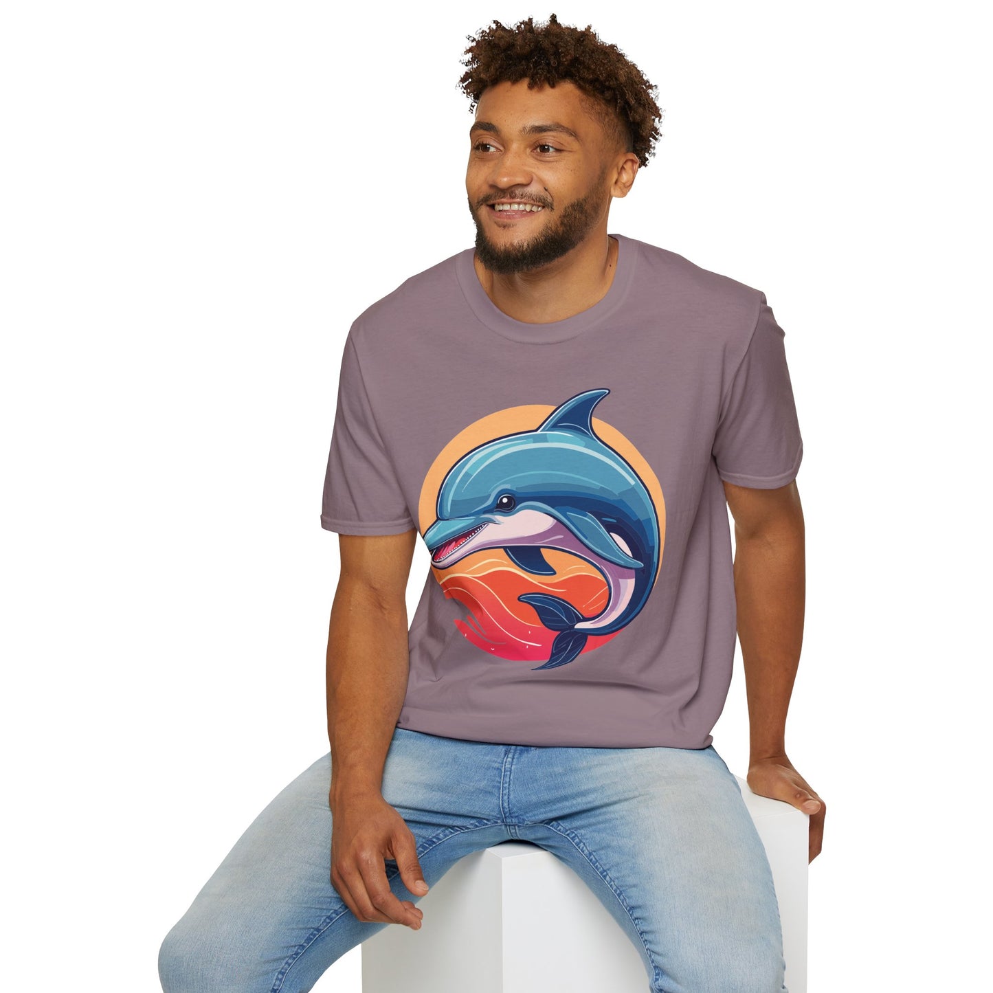 Dolphin Shirts, Shirt with Dolphin, Fish Tee Shirt, Animal Shirt