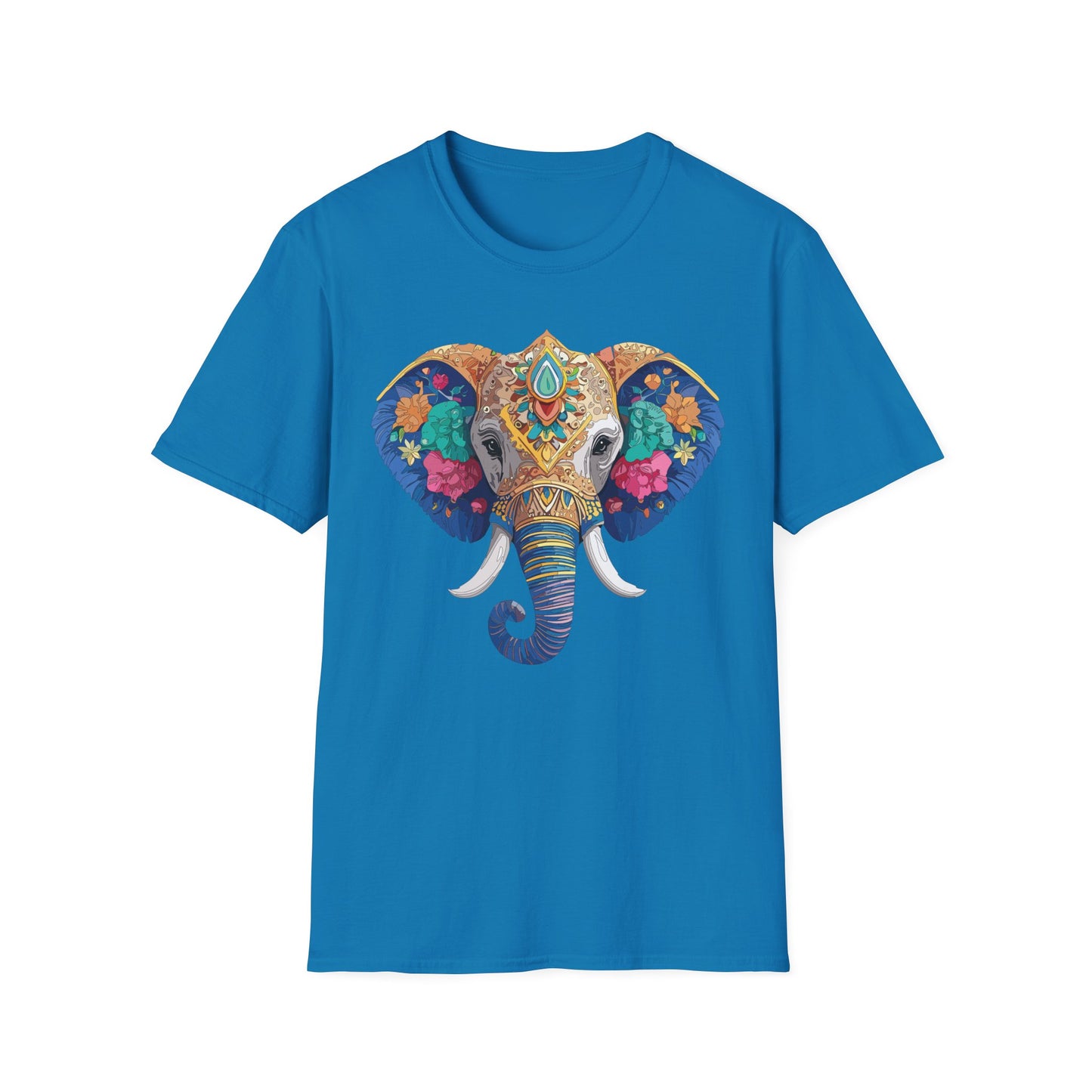 Elephant Shirt, T Shirt with Elephant, Elephant on T Shirt, T Shirt with Animation, Animals Tee Shirt