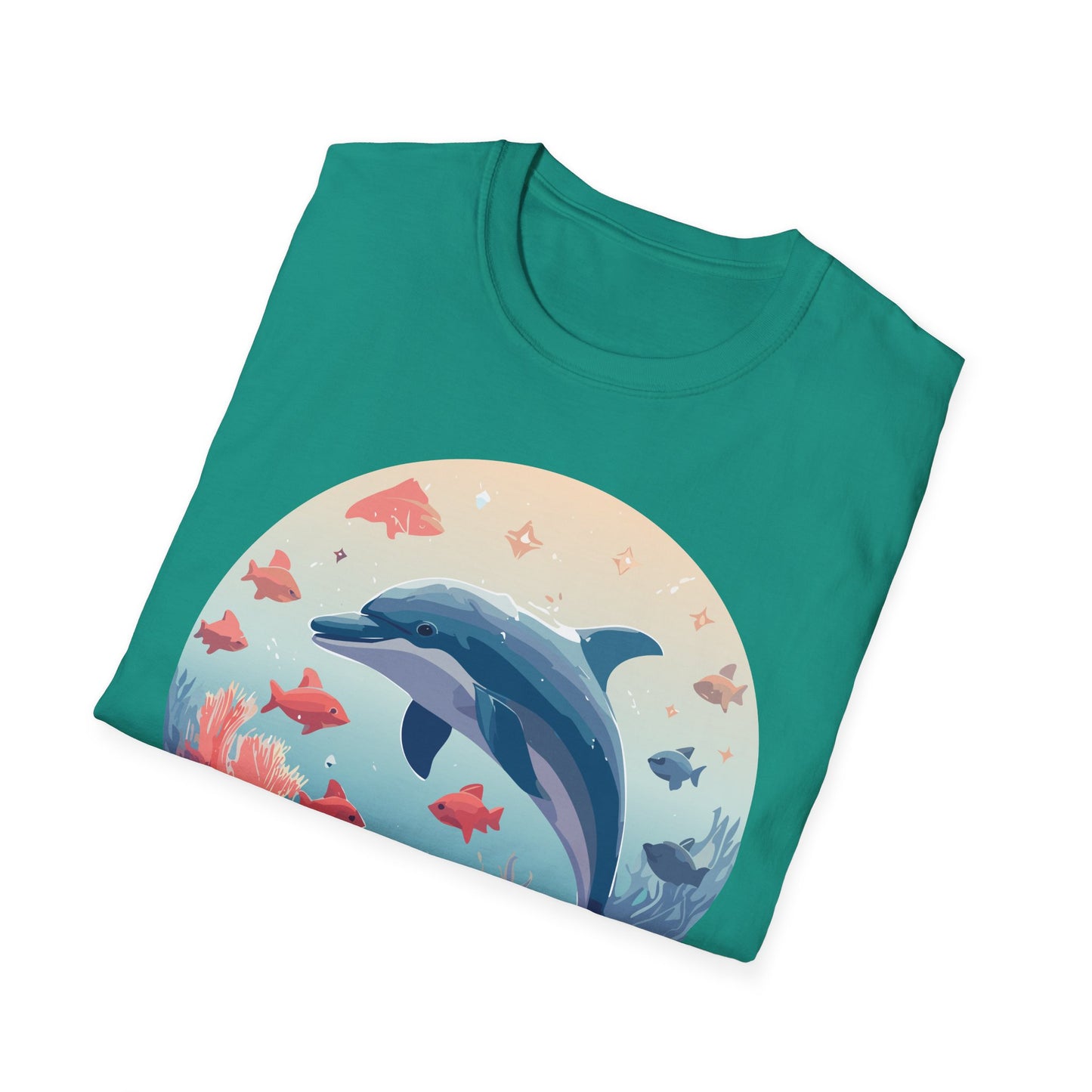 Dolphin Shirts, Shirt with Dolphin, Fish Tee Shirt, Animal Shirt