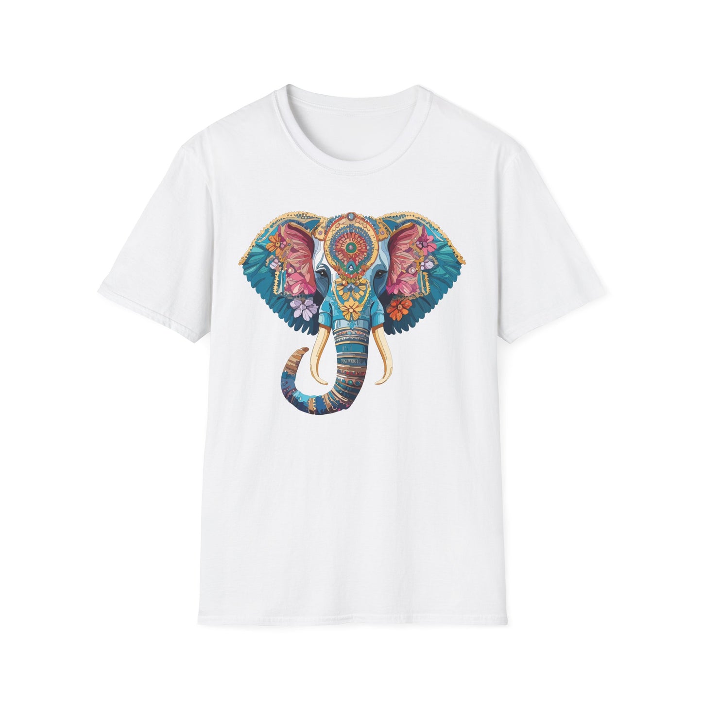 Elephant Shirt, T Shirt with Elephant, Elephant on T Shirt, T Shirt with Animation, Animals Tee Shirt