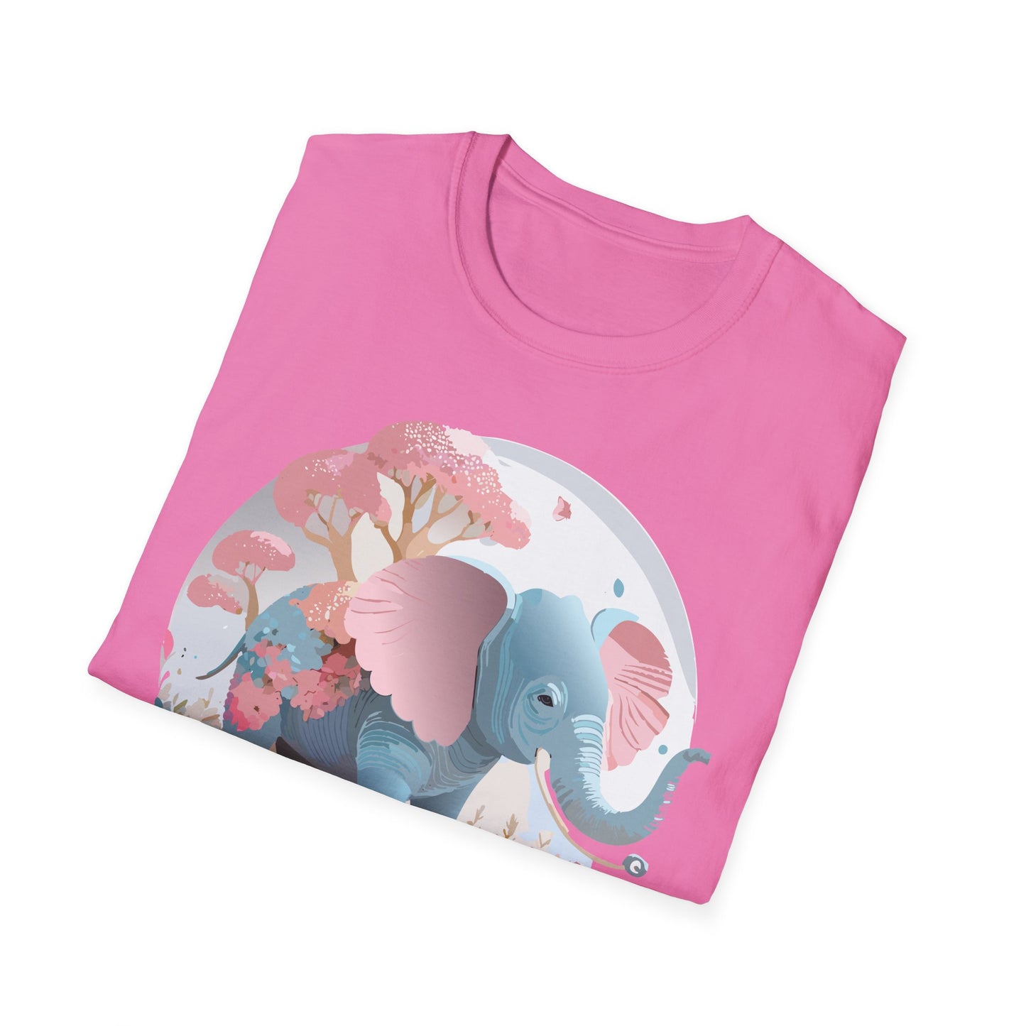 Elephant Shirt, T Shirt with Elephant, Elephant on T Shirt, T Shirt with Animation, Animals Tee Shirt