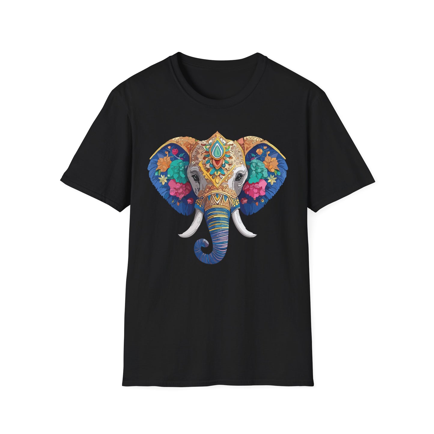 Elephant Shirt, T Shirt with Elephant, Elephant on T Shirt, T Shirt with Animation, Animals Tee Shirt
