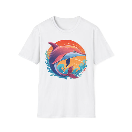 Dolphin Shirts, Shirt with Dolphin, Fish Tee Shirt, Animal Shirt
