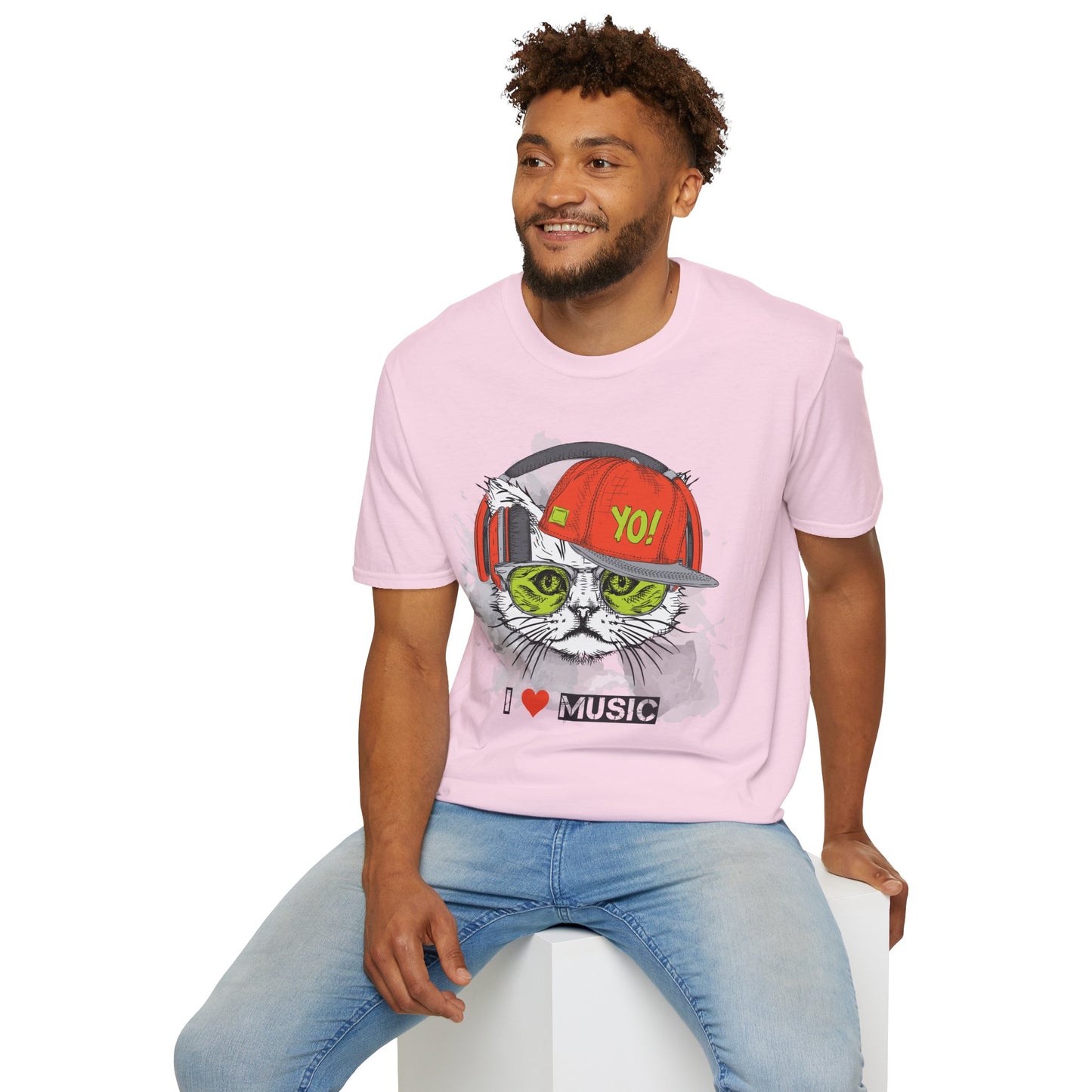 I love Music Animals Shirts, Shirt with Animals, Animals with Headphones Shirt