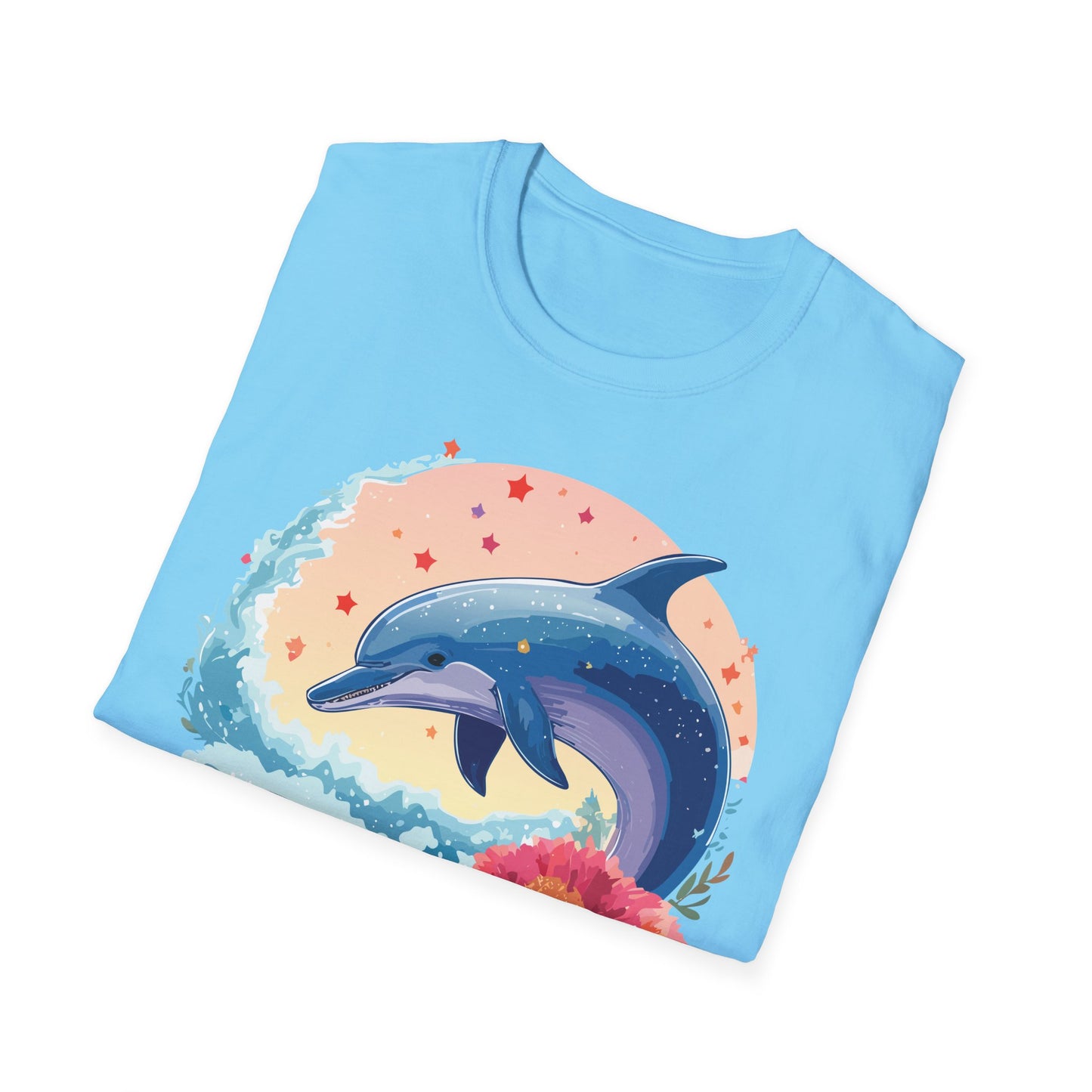 Dolphin Shirts, Shirt with Dolphin, Fish Tee Shirt, Animal Shirt