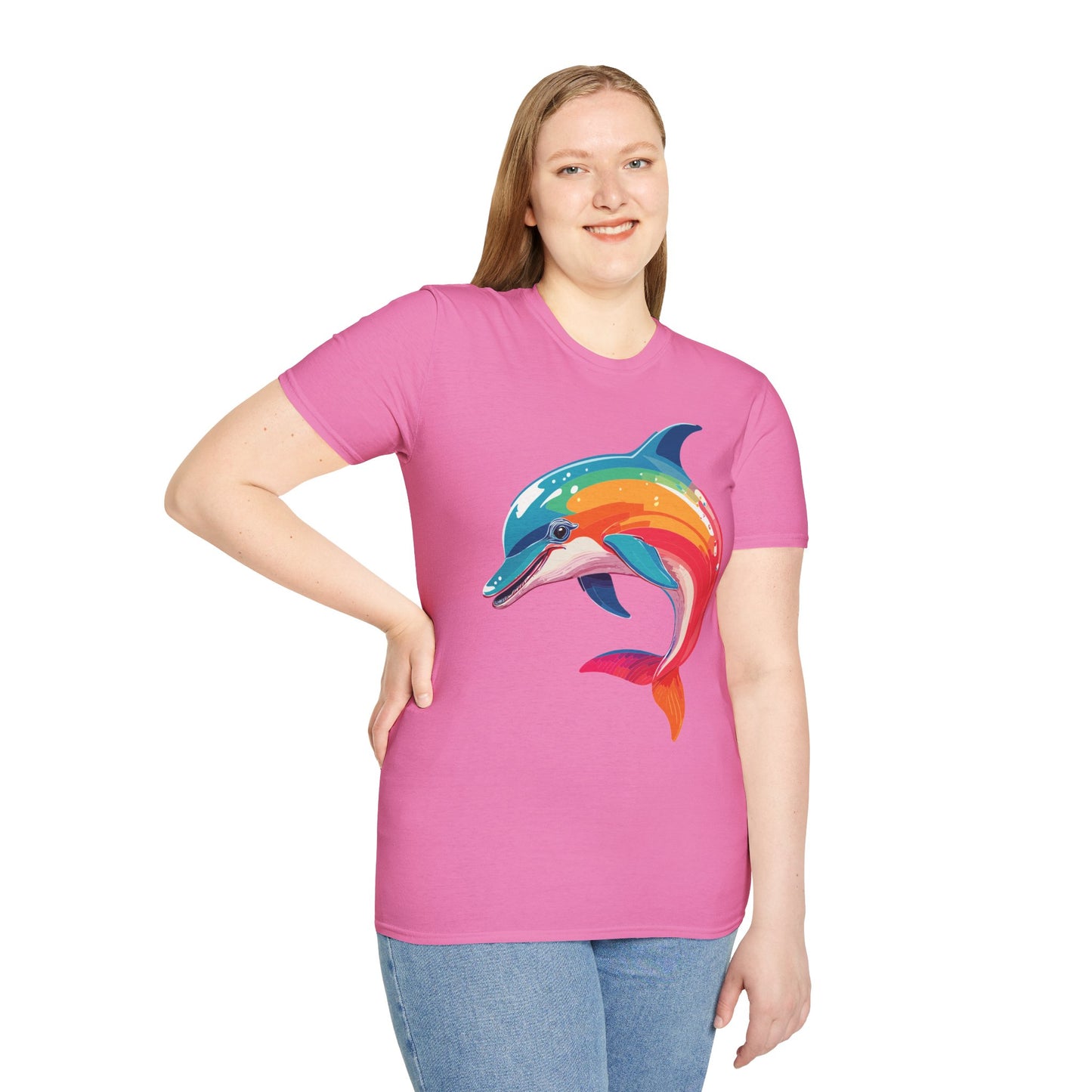 Dolphin Shirts, Shirt with Dolphin, Fish Tee Shirt, Animal Shirt