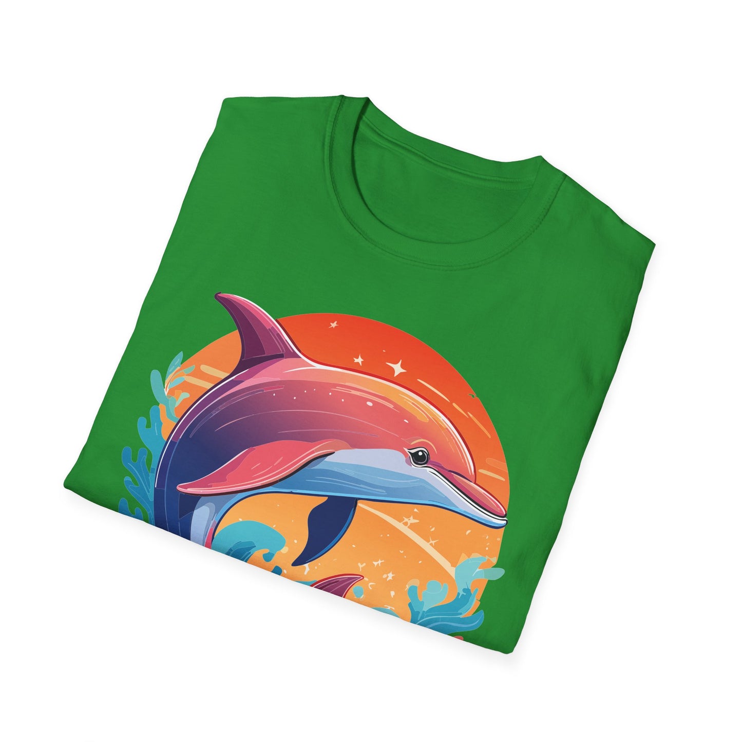 Dolphin Shirts, Shirt with Dolphin, Fish Tee Shirt, Animal Shirt