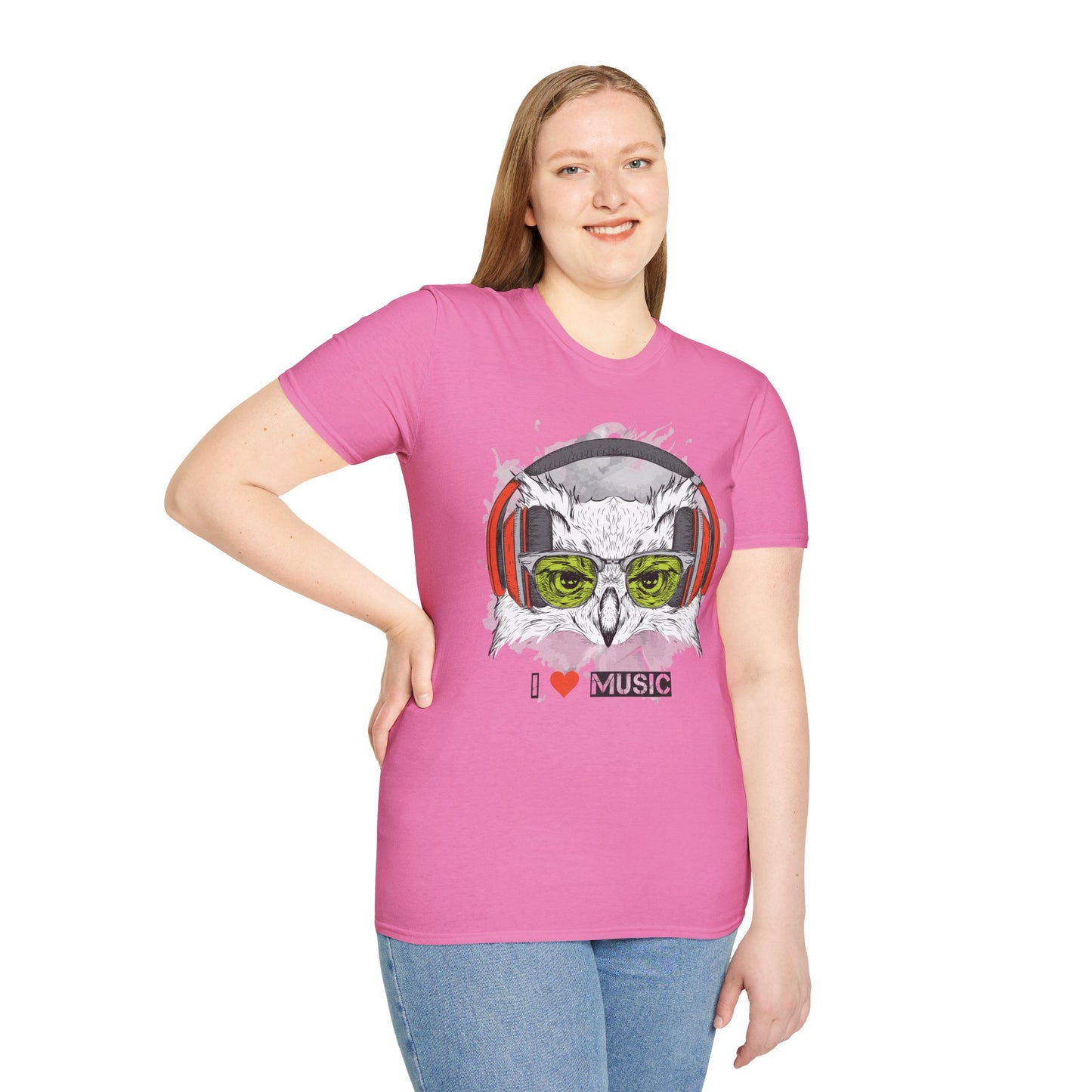 I love Music Animals Shirts, Shirt with Animals, Animals with Headphones Shirt