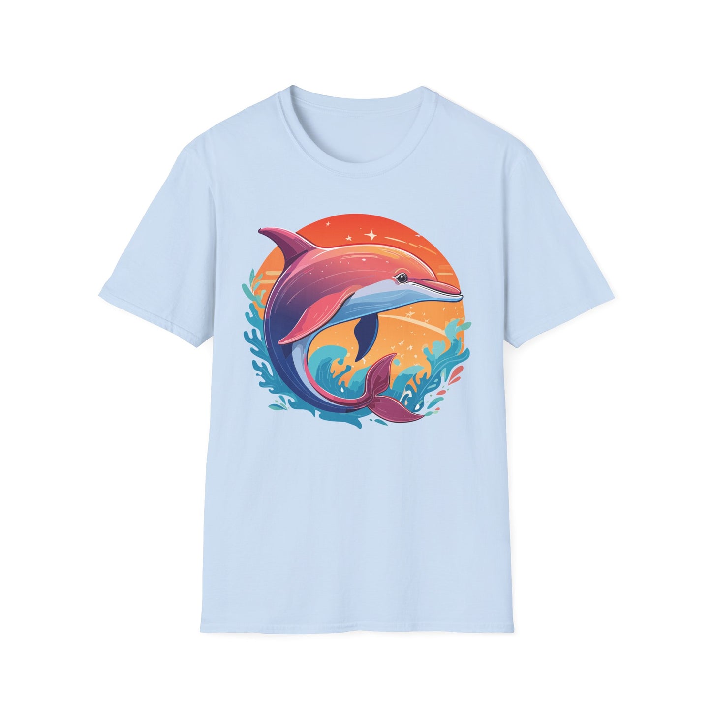 Dolphin Shirts, Shirt with Dolphin, Fish Tee Shirt, Animal Shirt