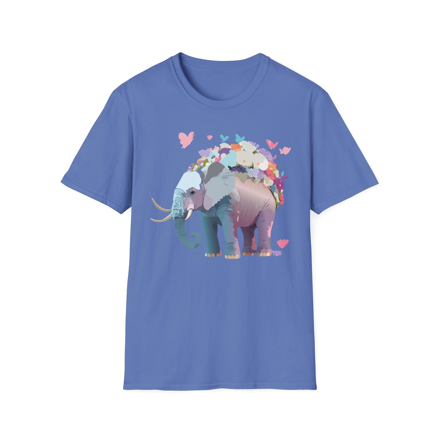 Elephant Shirt, T Shirt with Elephant, Elephant on T Shirt, T Shirt with Animation, Animals Tee Shirt