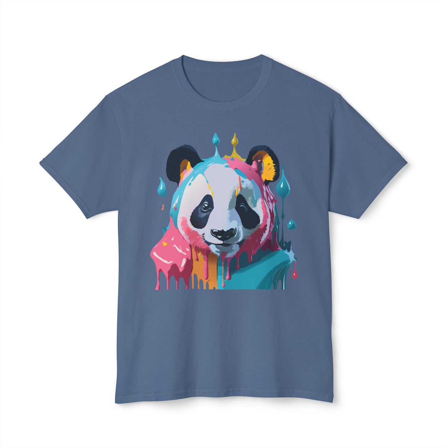 Panda T-Shirt, Vintage Panda Tee, Floral Tees, Panda Art Design Shirt, Tee Shirt with Panda Art 5