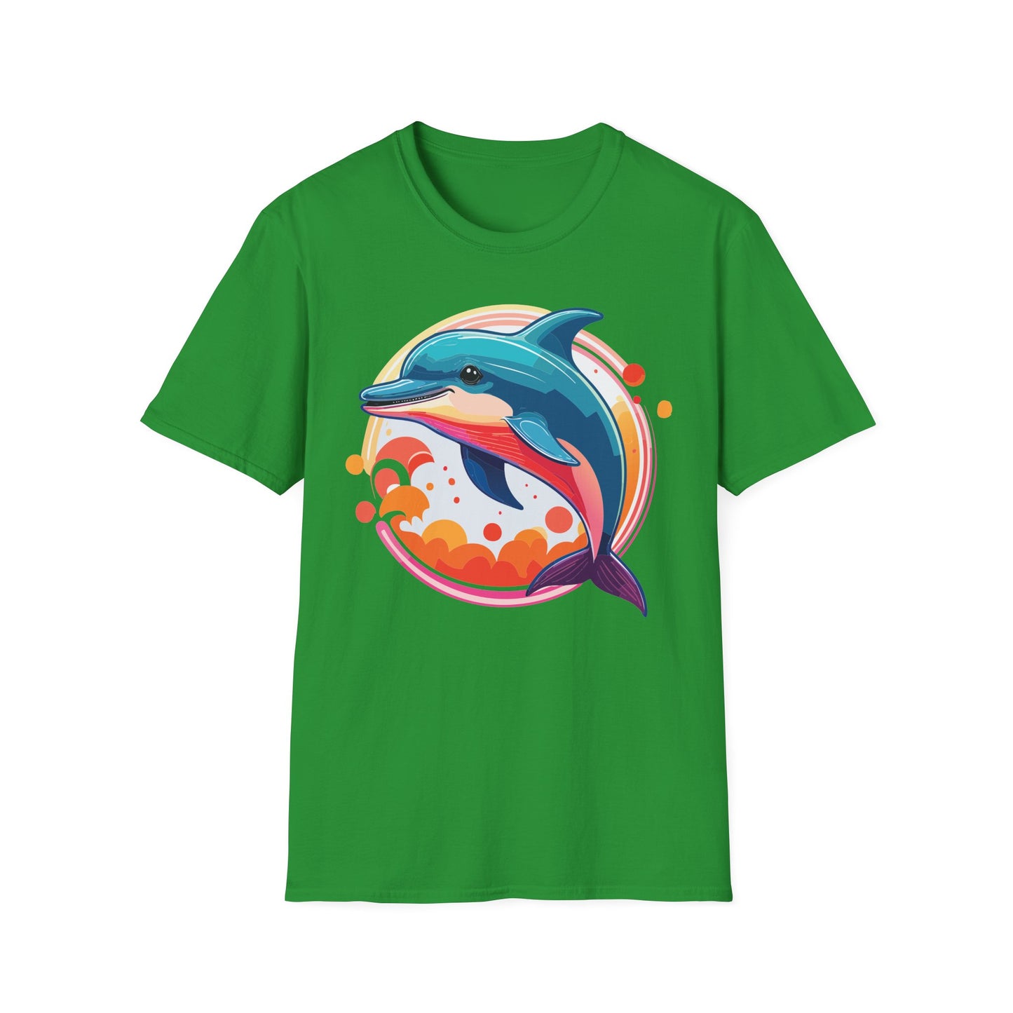 Dolphin Shirts, Shirt with Dolphin, Fish Tee Shirt, Animal Shirt