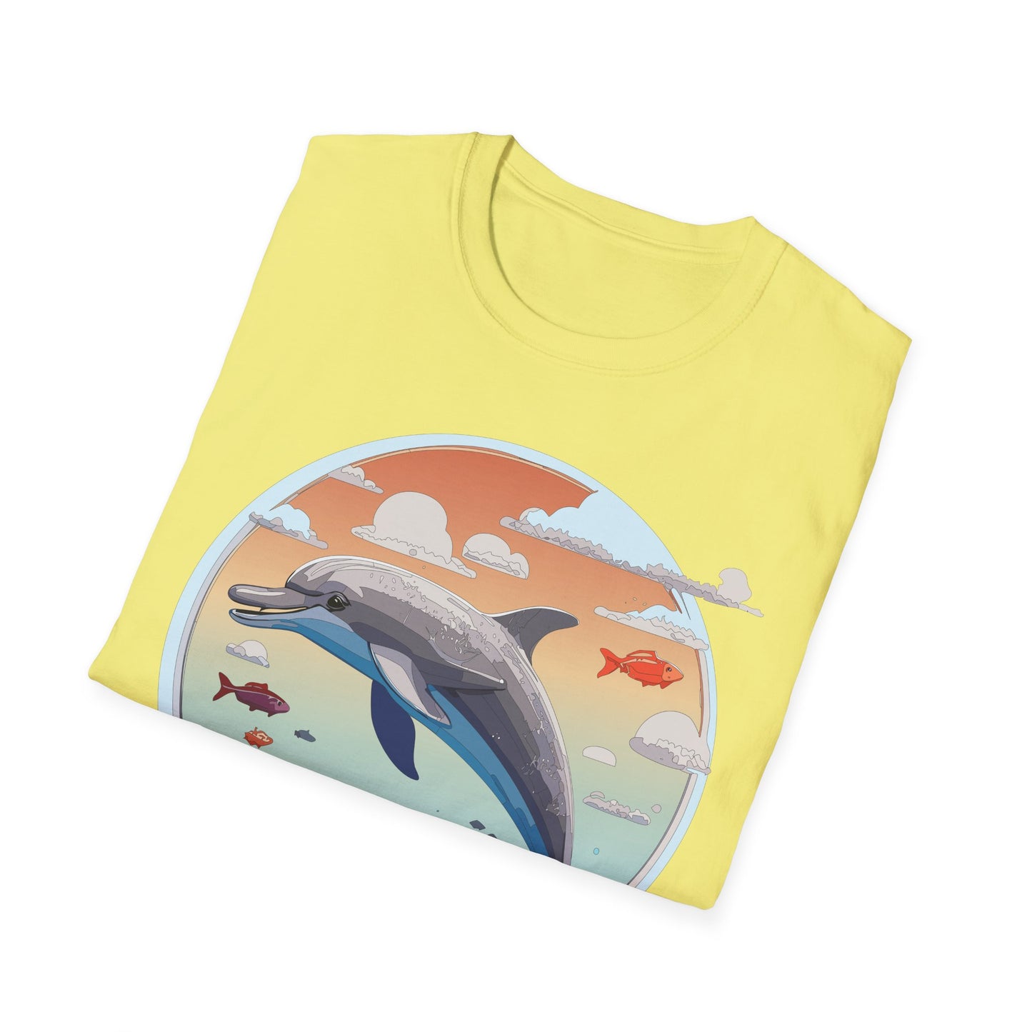 Dolphin Shirts, Shirt with Dolphin, Fish Tee Shirt, Animal Shirt