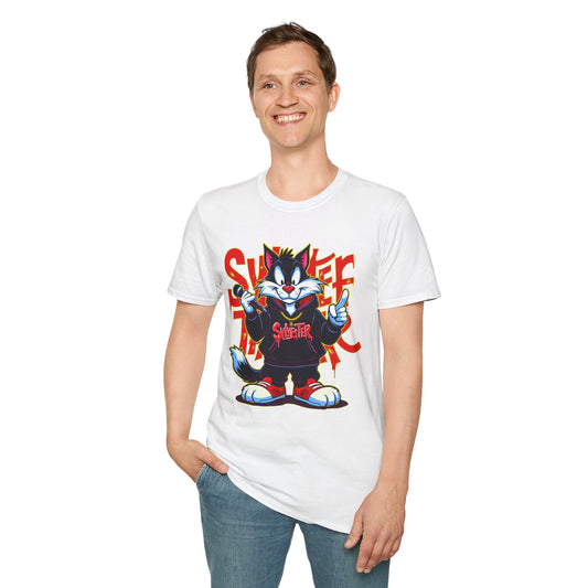 Gildan Softstyle Unisex T Shirt 100 Percent Ring Spun Cotton Cartoon Animation And Funny Animals Tee
