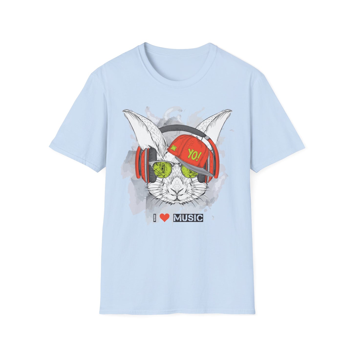 I love Music Animals Shirts, Shirt with Animals, Animals with Headphones Shirt