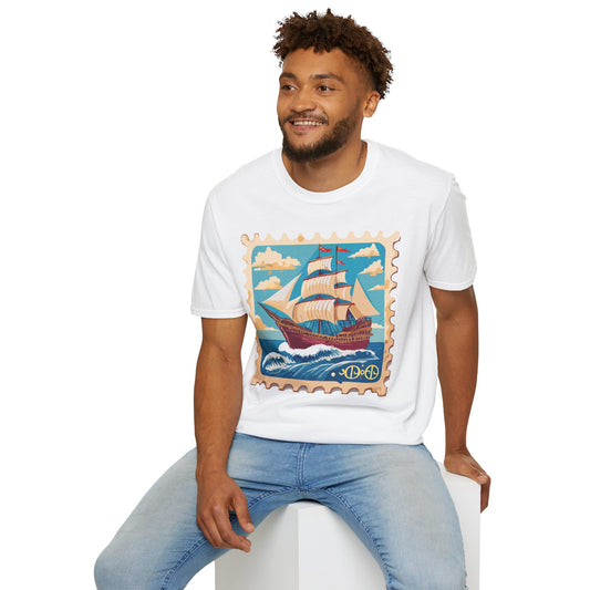 Ship T Shirts Frigate Vessel Tee Unisex Softstyle Gildan 64000 100 Percent Cotton