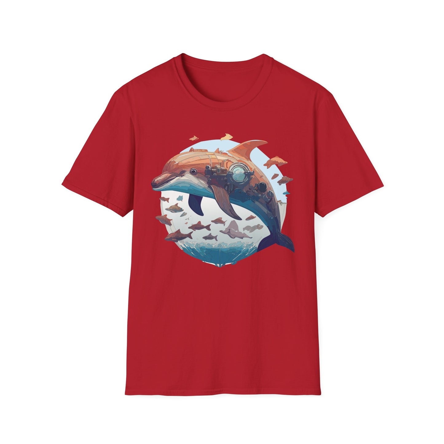 Dolphin Shirts, Shirt with Dolphin, Fish Tee Shirt, Animal Shirt