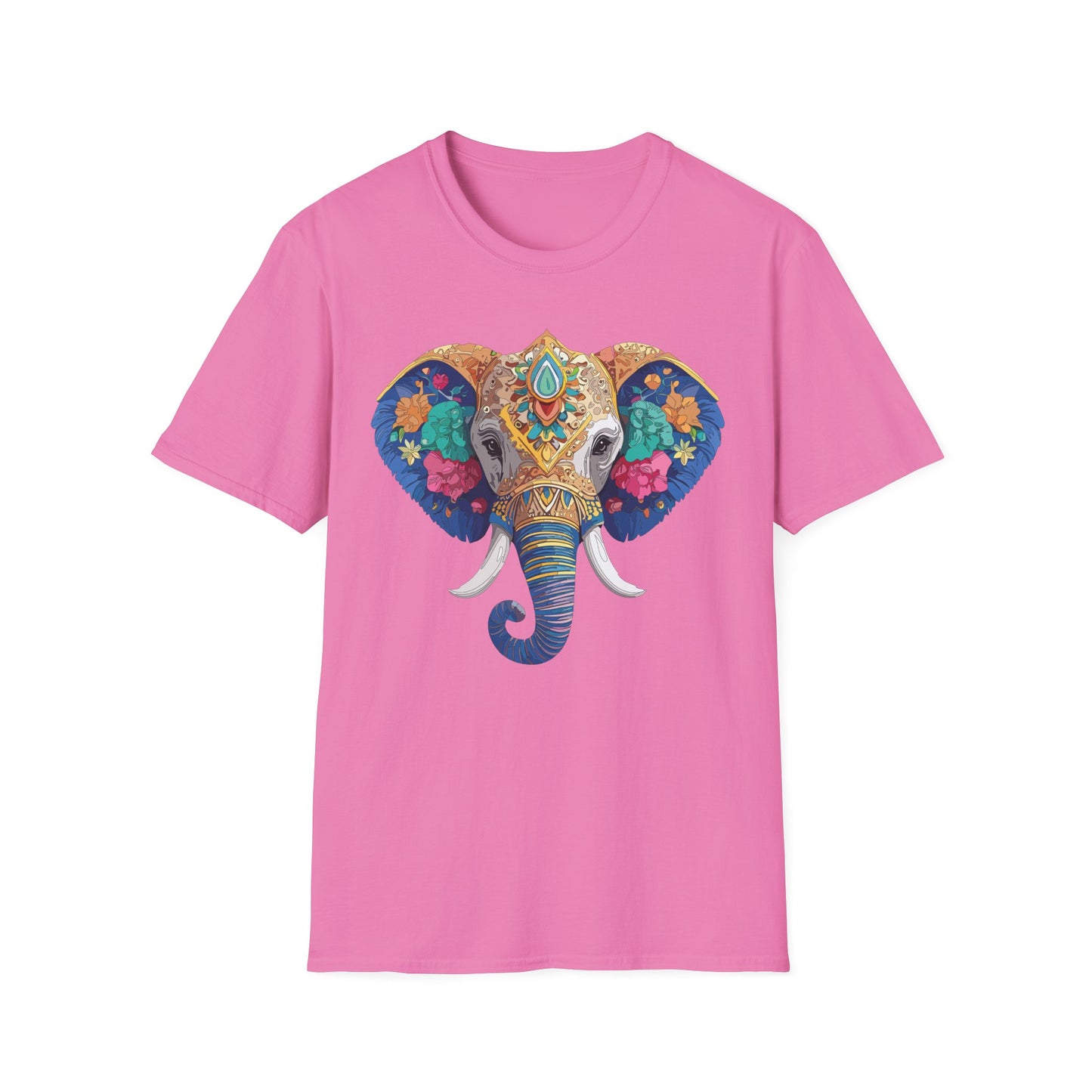 Elephant Shirt, T Shirt with Elephant, Elephant on T Shirt, T Shirt with Animation, Animals Tee Shirt