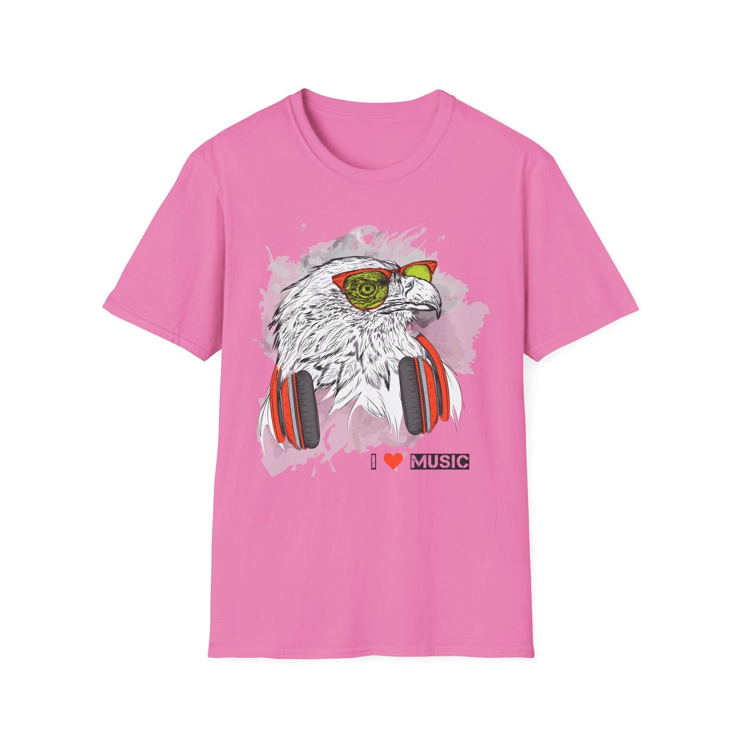 I love Music Animals Shirts, Shirt with Animals, Animals with Headphones Shirt