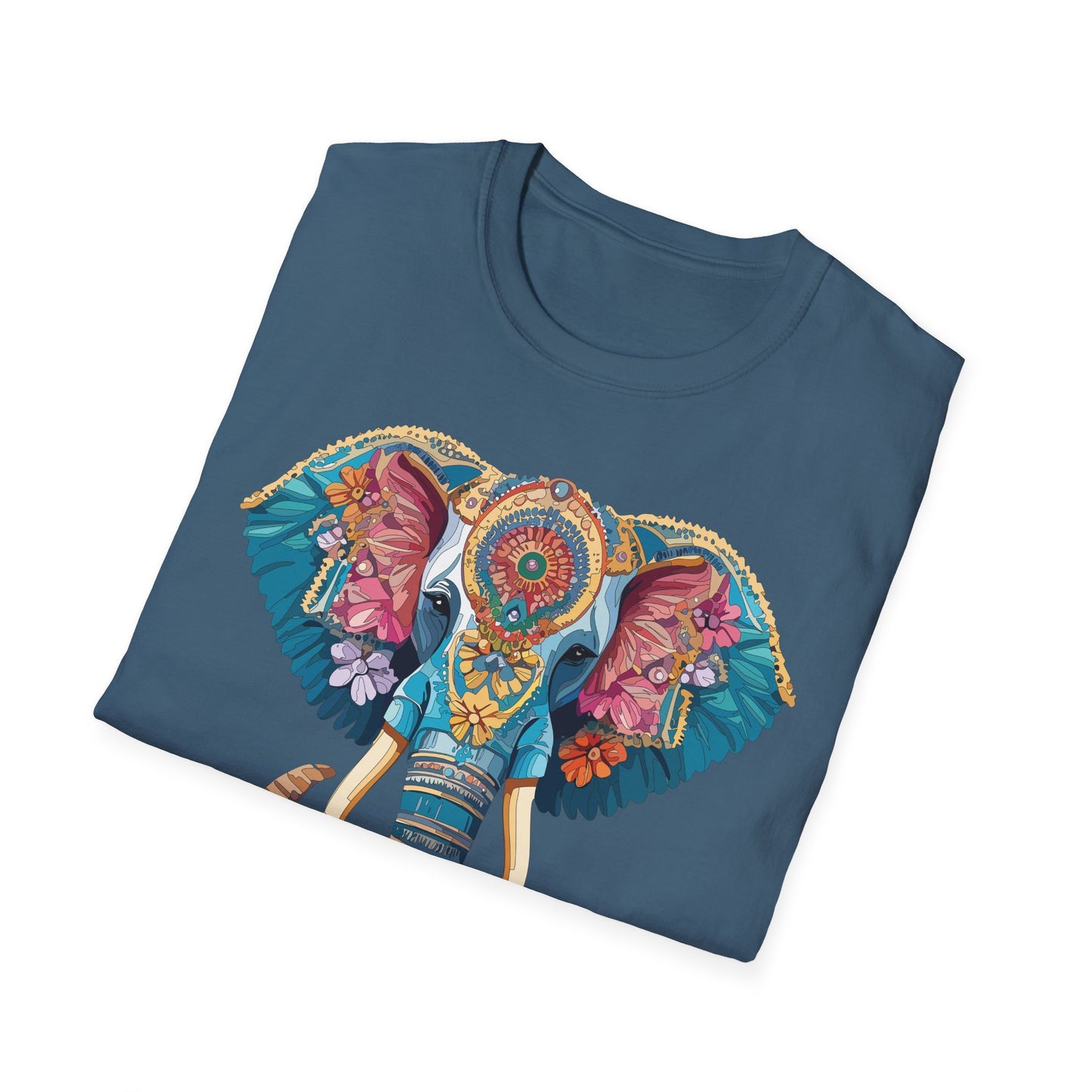 Elephant Shirt, T Shirt with Elephant, Elephant on T Shirt, T Shirt with Animation, Animals Tee Shirt