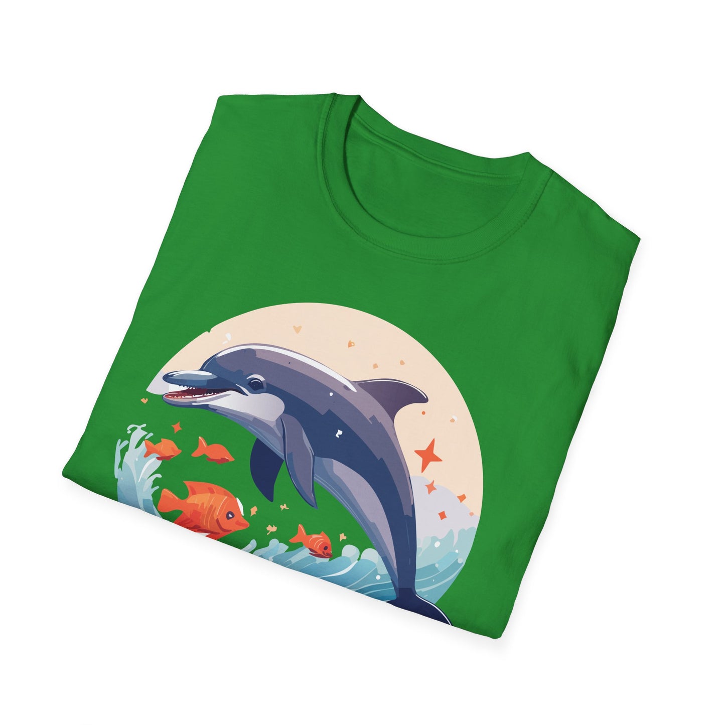 Dolphin Shirts, Shirt with Dolphin, Fish Tee Shirt, Animal Shirt