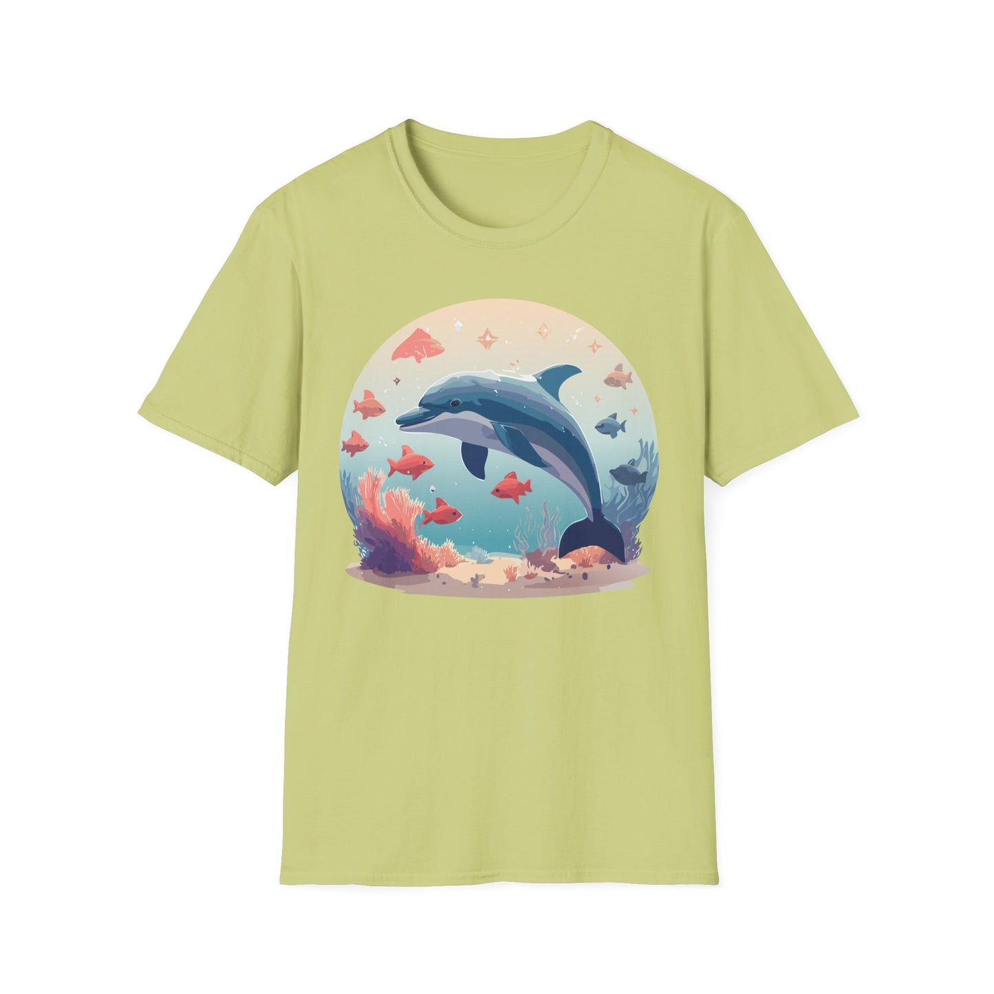 Dolphin Shirts, Shirt with Dolphin, Fish Tee Shirt, Animal Shirt