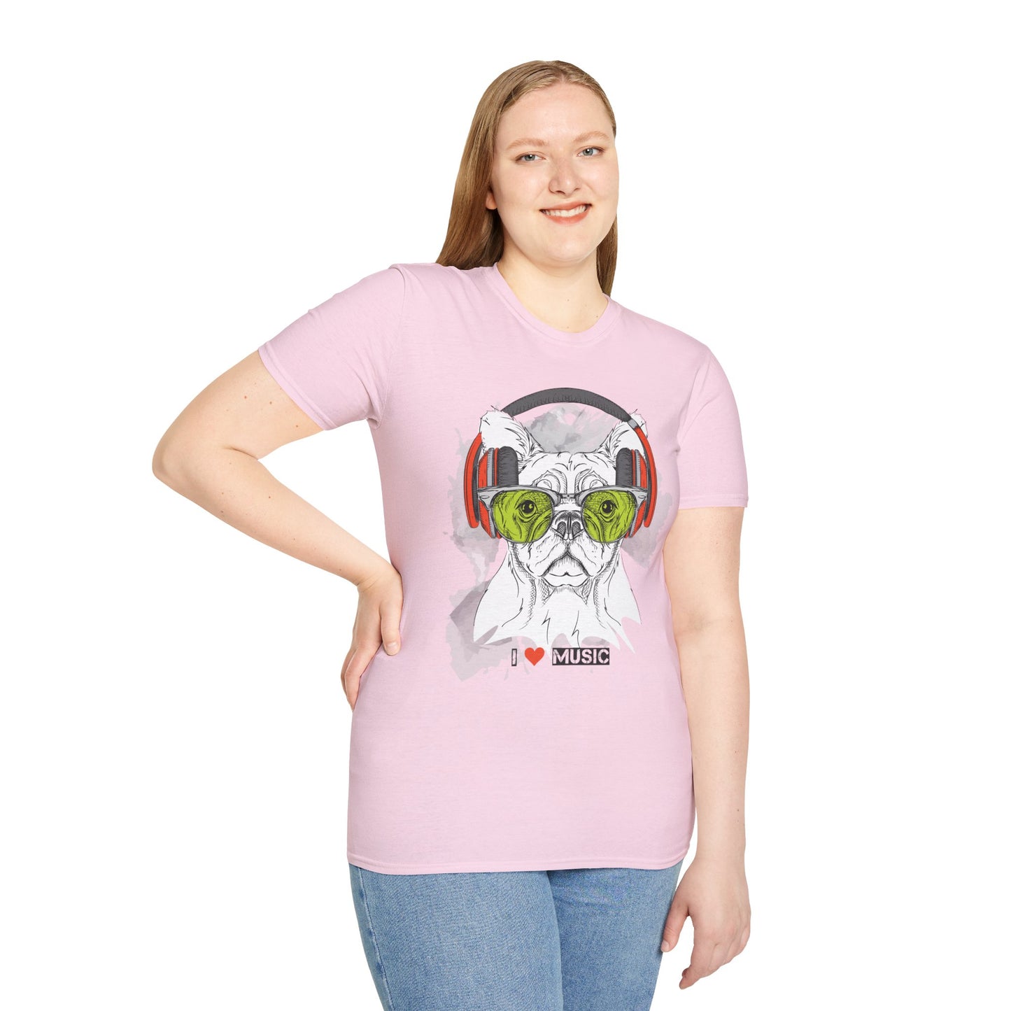 I love Music Animals Shirts, Shirt with Animals, Animals with Headphones Shirt