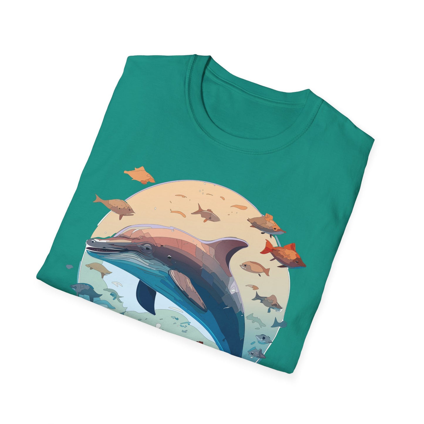 Dolphin Shirts, Shirt with Dolphin, Fish Tee Shirt, Animal Shirt