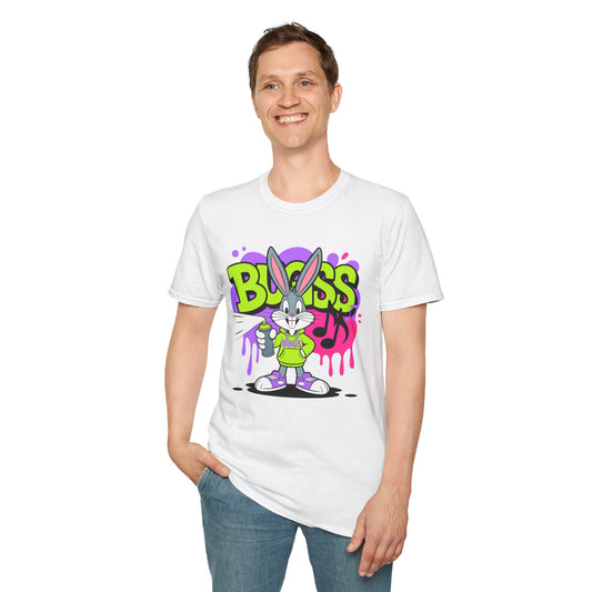Cartoon T Shirt With Animation Unisex Funny Animals Tee Softstyle Gildan 64000 Apparel