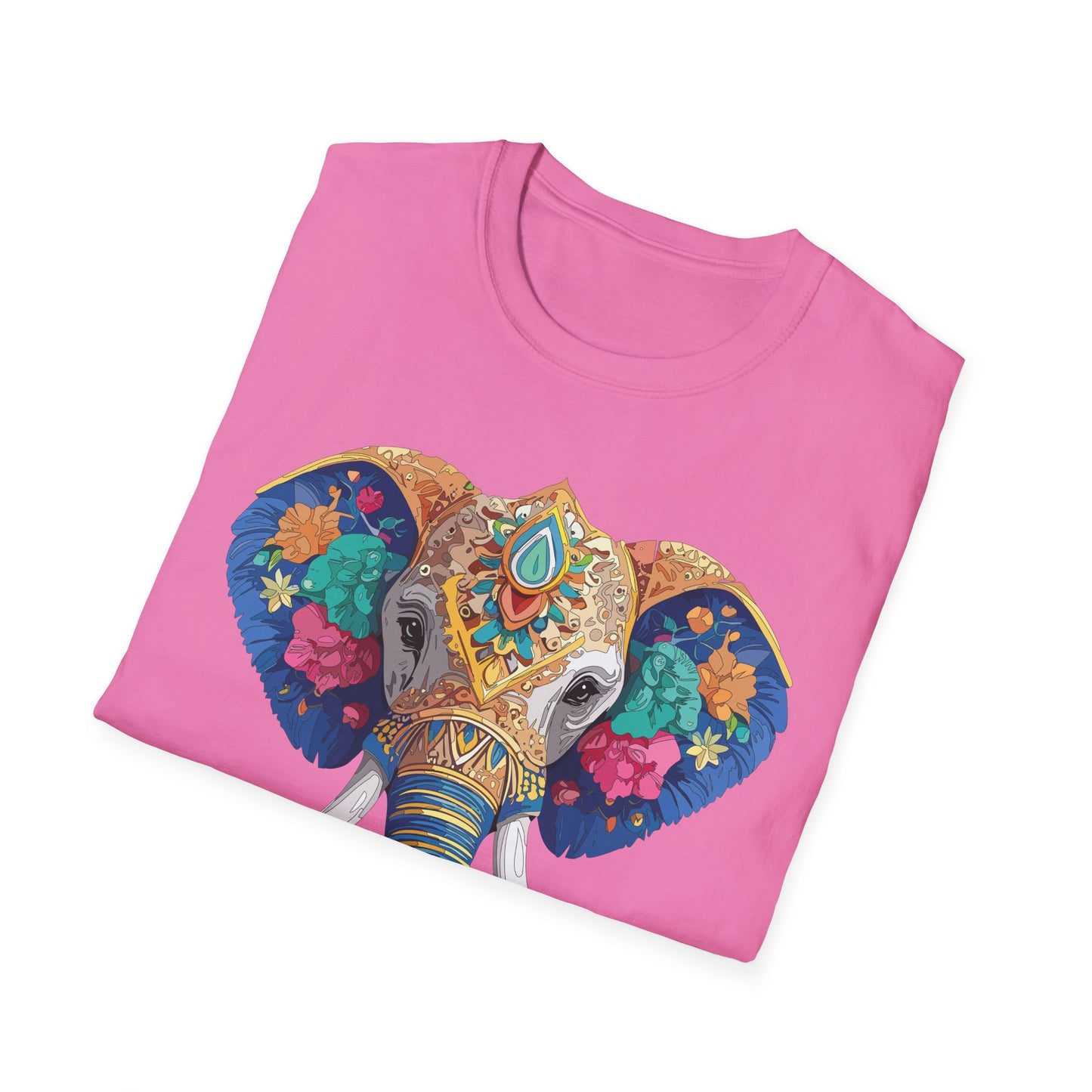 Elephant Shirt, T Shirt with Elephant, Elephant on T Shirt, T Shirt with Animation, Animals Tee Shirt