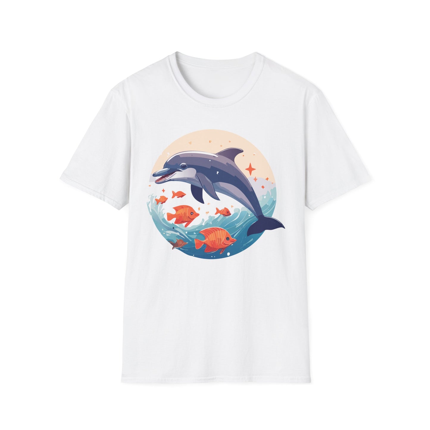Dolphin Shirts, Shirt with Dolphin, Fish Tee Shirt, Animal Shirt