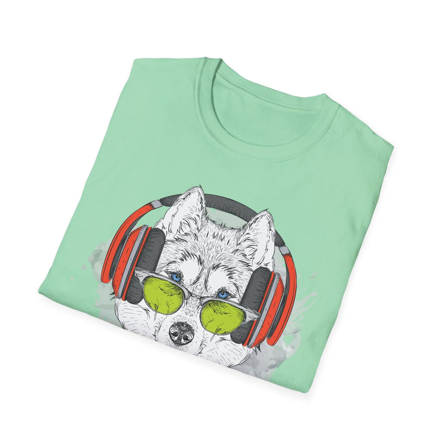 I love Music Animals Shirts, Shirt with Animals, Animals with Headphones Shirt