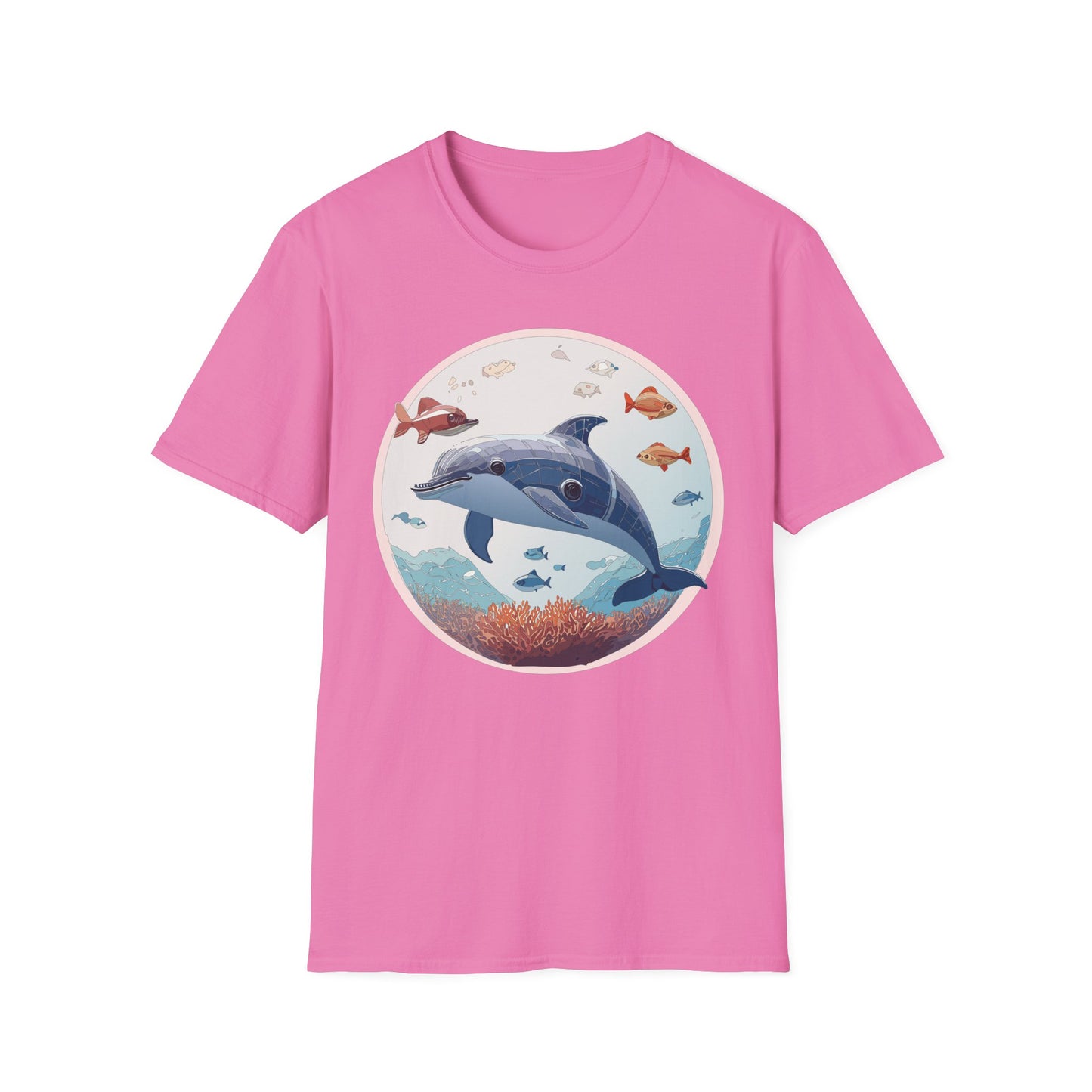 Dolphin Shirts, Shirt with Dolphin, Fish Tee Shirt, Animal Shirt