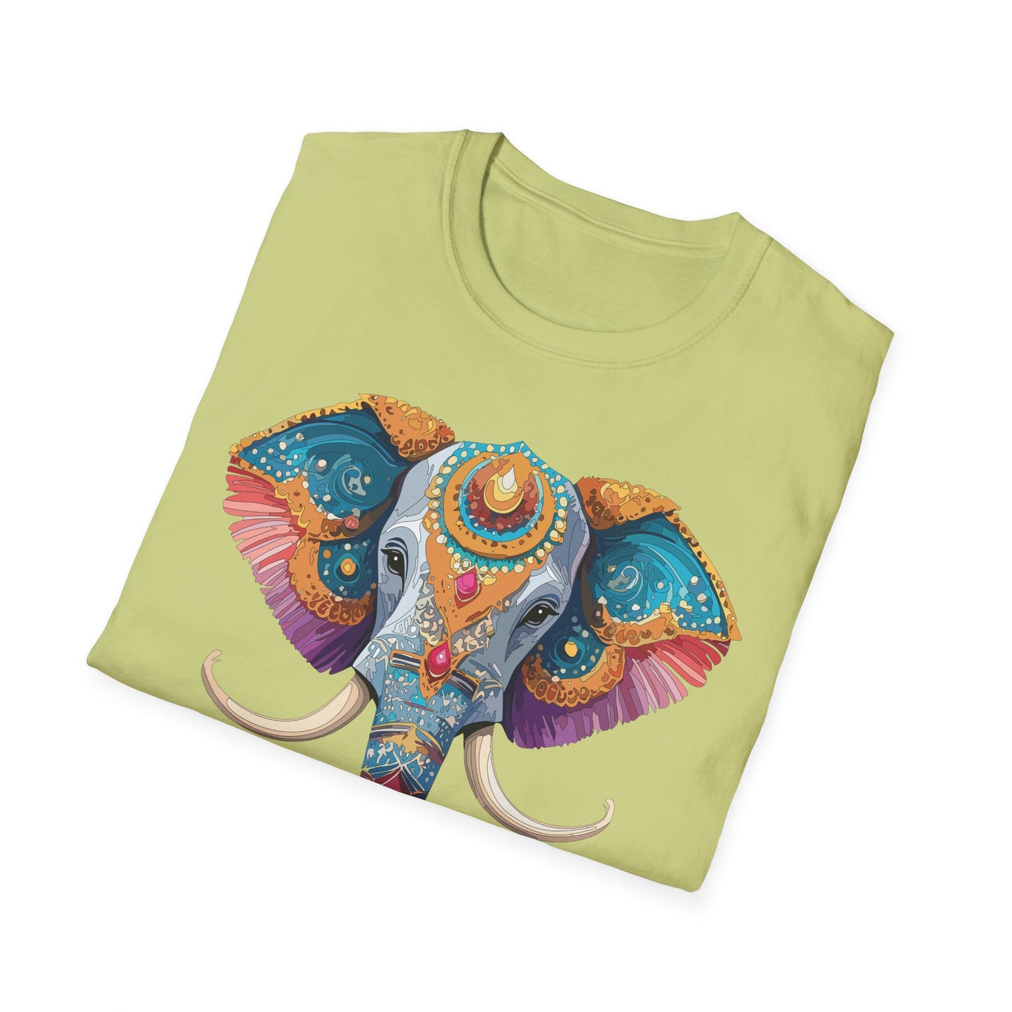 Elephant Shirt, T Shirt with Elephant, Elephant on T Shirt, T Shirt with Animation, Animals Tee Shirt