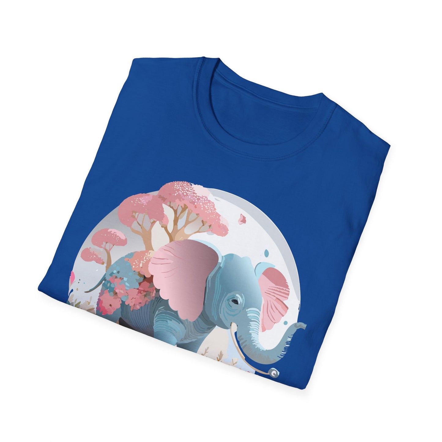 Elephant Shirt, T Shirt with Elephant, Elephant on T Shirt, T Shirt with Animation, Animals Tee Shirt