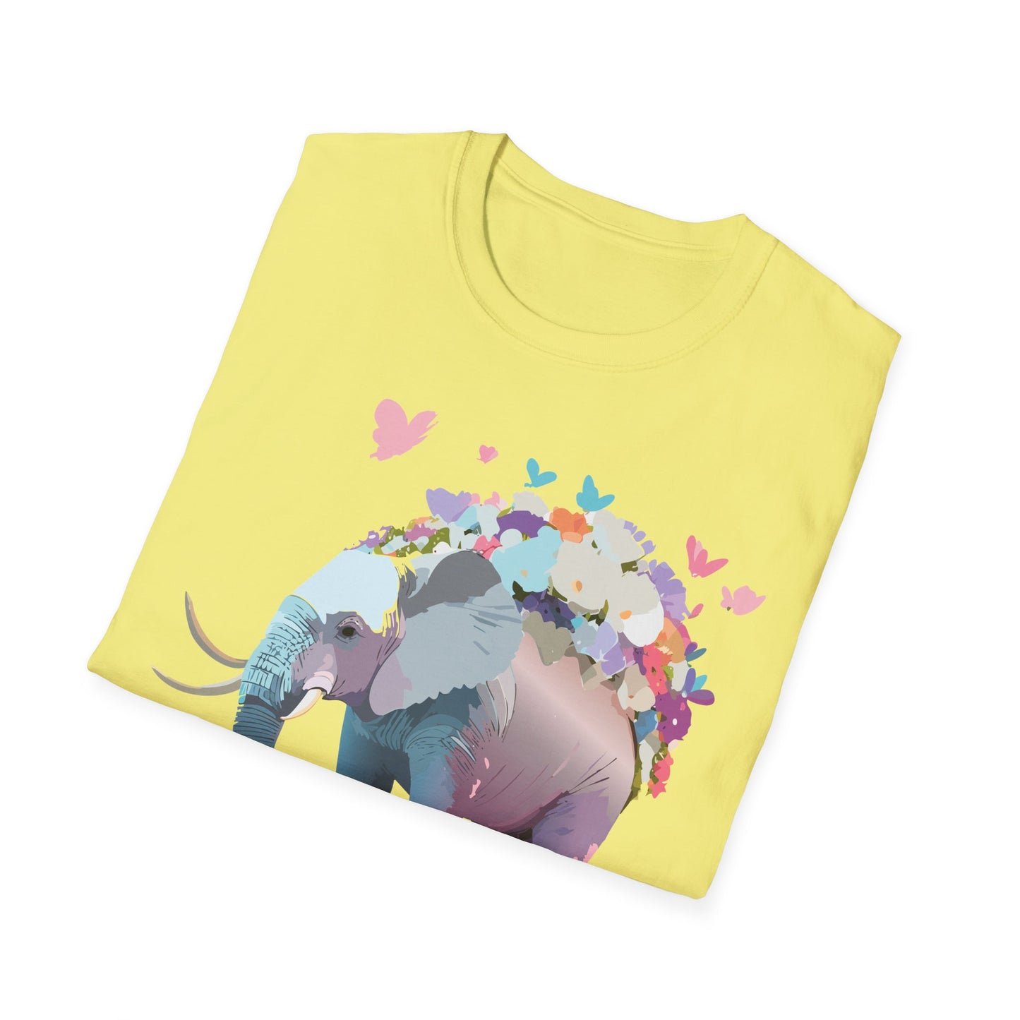 Elephant Shirt, T Shirt with Elephant, Elephant on T Shirt, T Shirt with Animation, Animals Tee Shirt