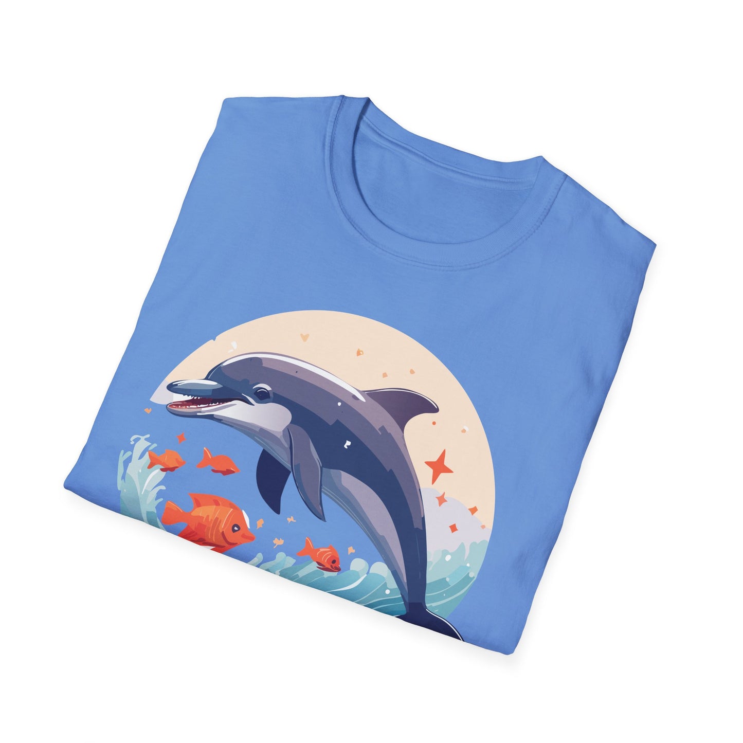 Dolphin Shirts, Shirt with Dolphin, Fish Tee Shirt, Animal Shirt