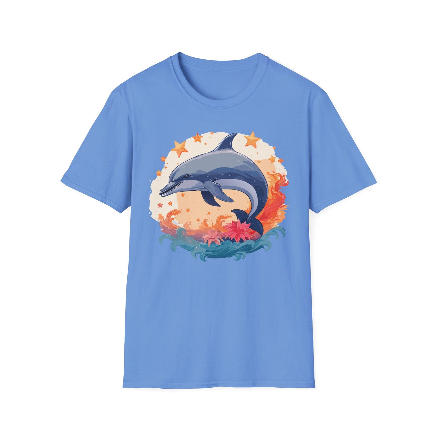 Dolphin Shirts, Shirt with Dolphin, Fish Tee Shirt, Animal Shirt