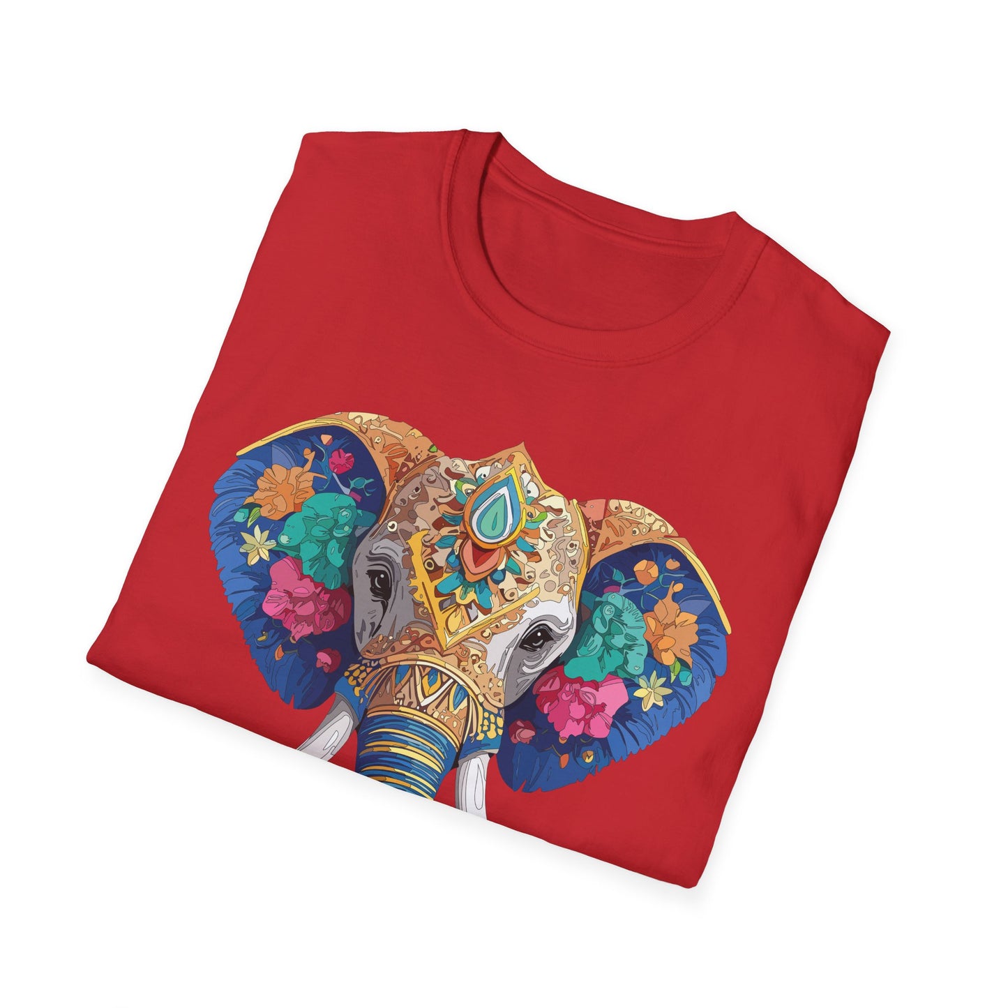 Elephant Shirt, T Shirt with Elephant, Elephant on T Shirt, T Shirt with Animation, Animals Tee Shirt