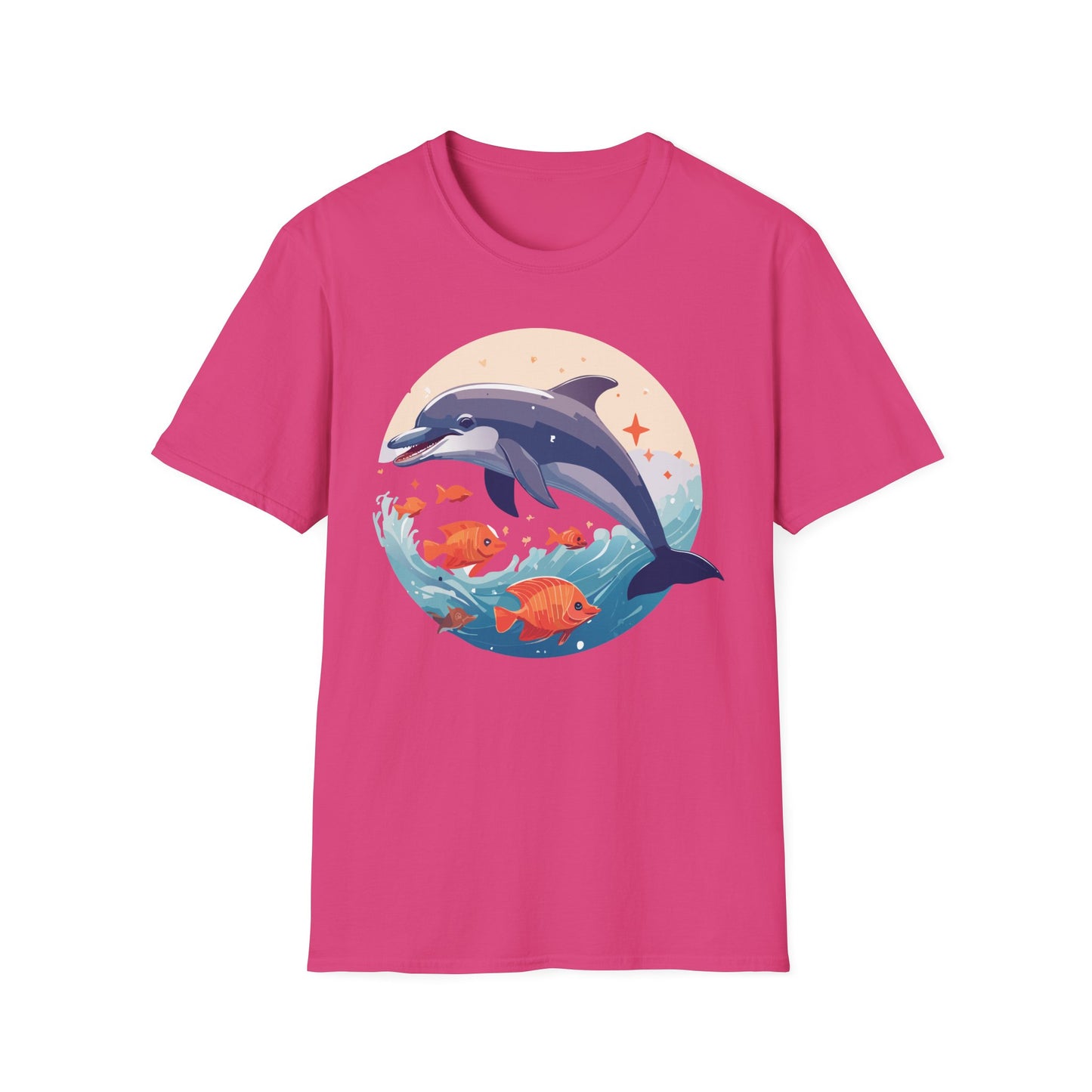 Dolphin Shirts, Shirt with Dolphin, Fish Tee Shirt, Animal Shirt