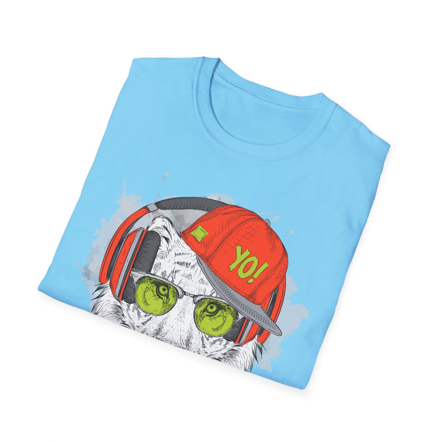 I love Music Animals Shirts, Shirt with Animals, Animals with Headphones Shirt