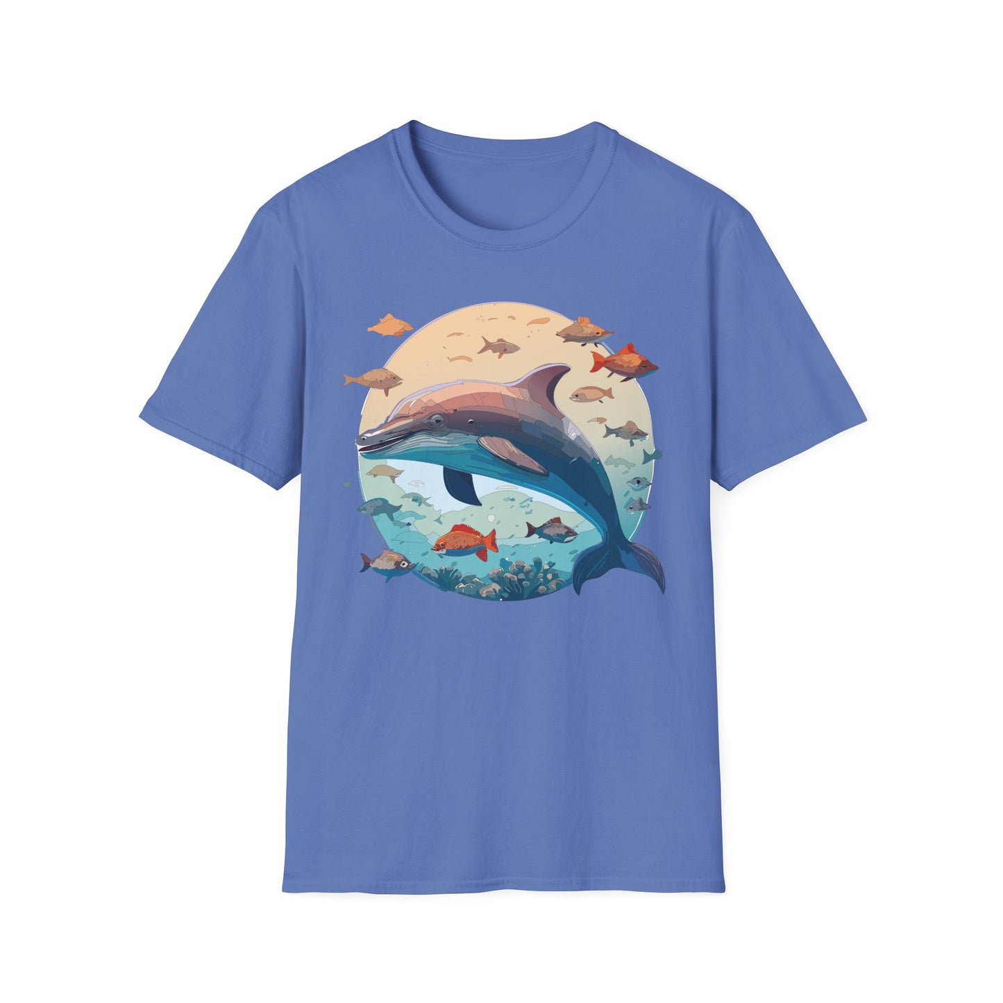 Dolphin Shirts, Shirt with Dolphin, Fish Tee Shirt, Animal Shirt