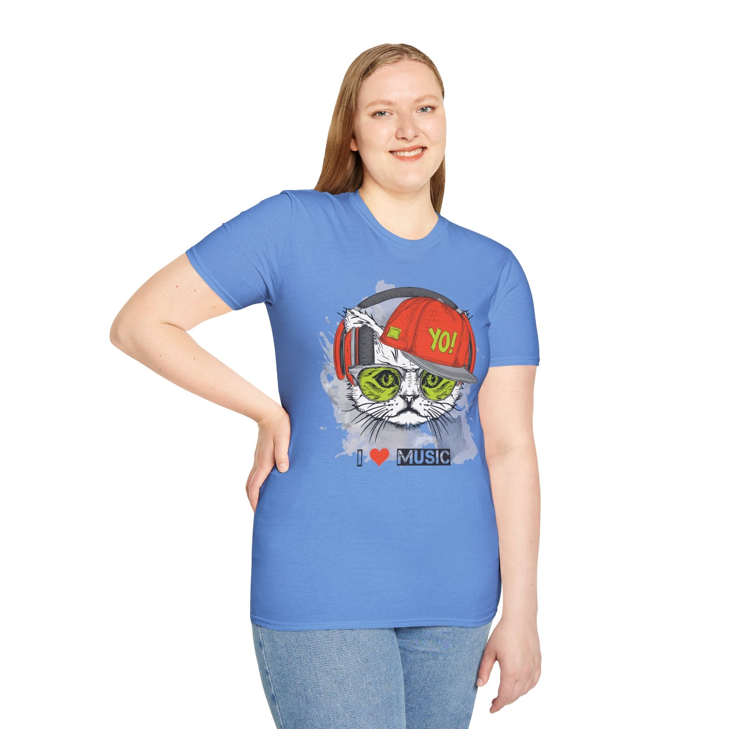 I love Music Animals Shirts, Shirt with Animals, Animals with Headphones Shirt